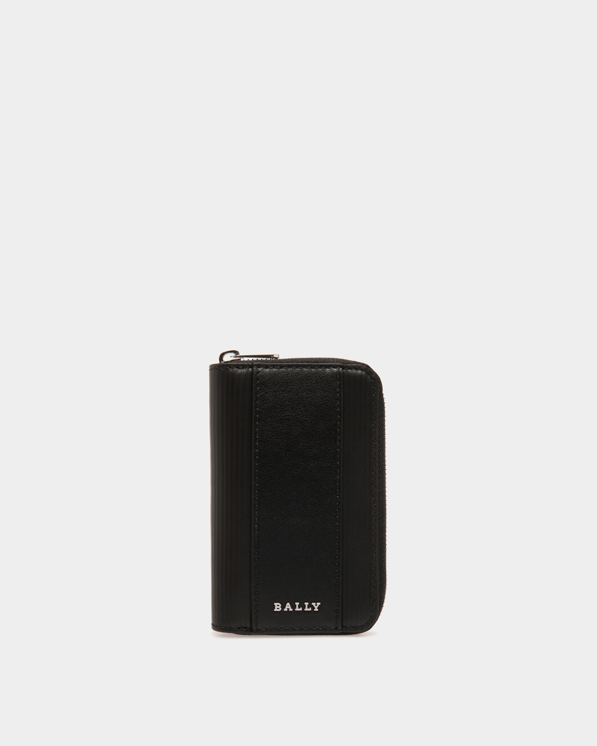 Key Case In Black Leather - Men's - Bally - 01