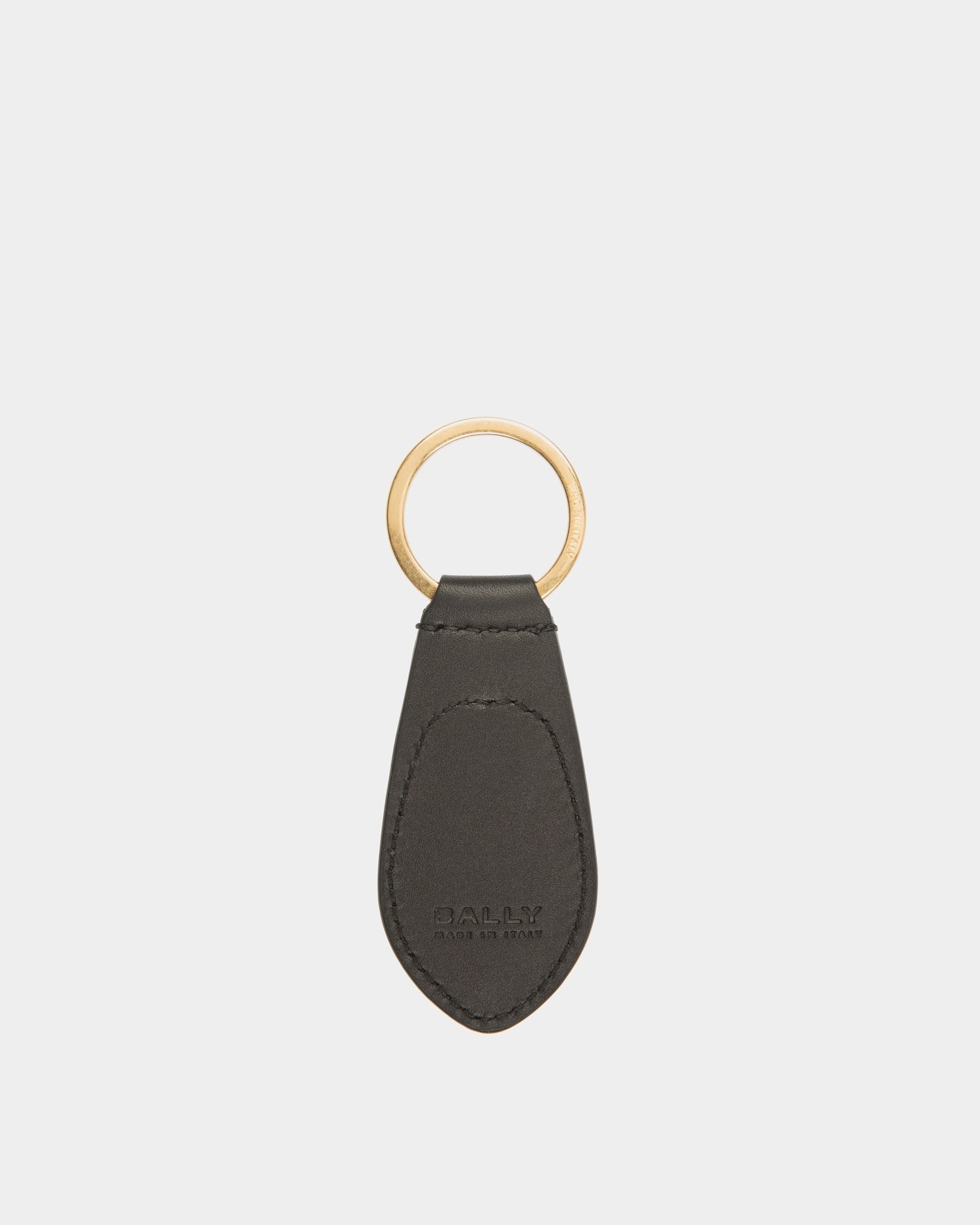 Men s Beckett Keyring In Black Leather Bally