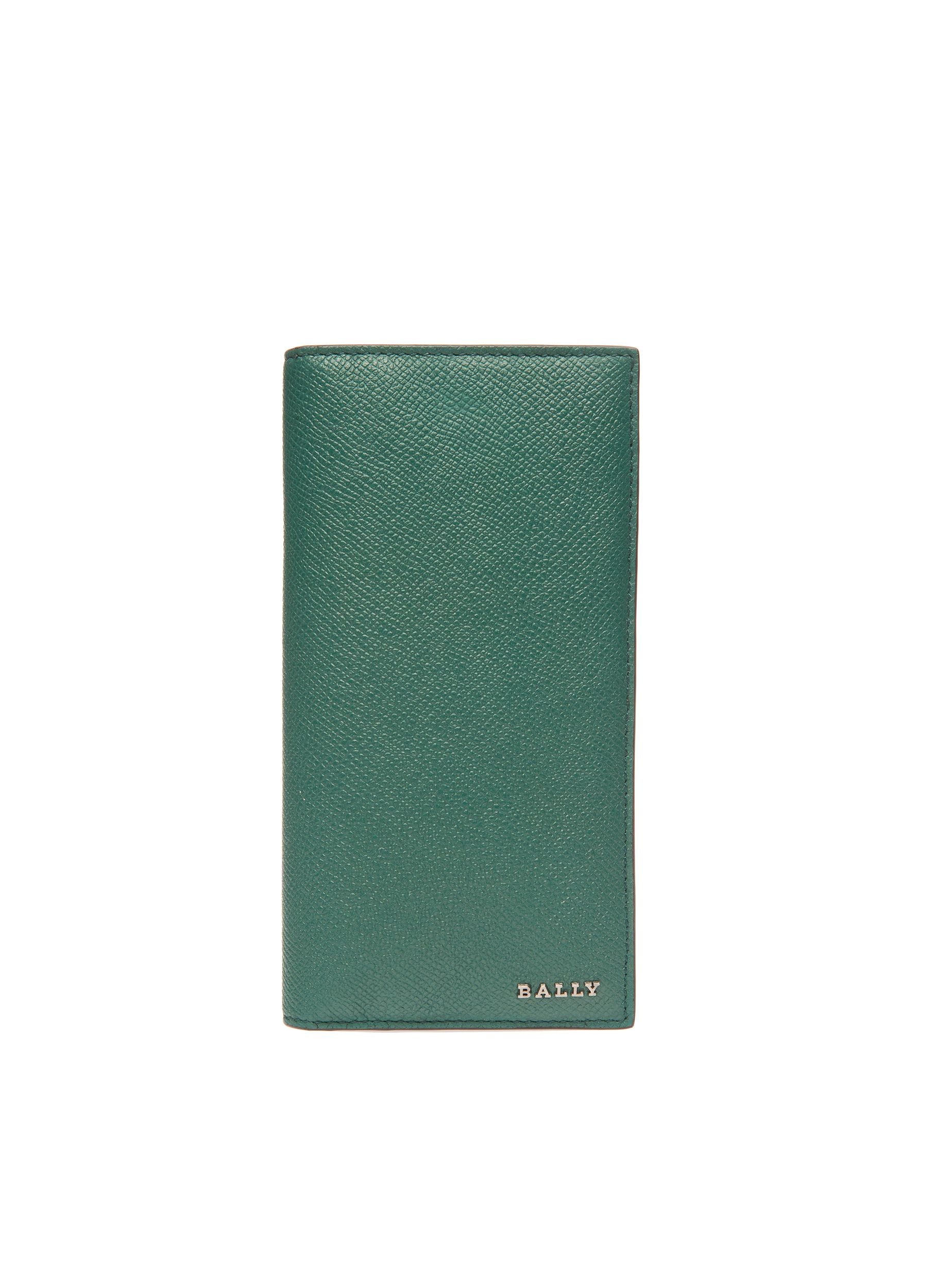 Bennel Cartera Continental En Cuero De Color Verde - Hombre - Bally - 01