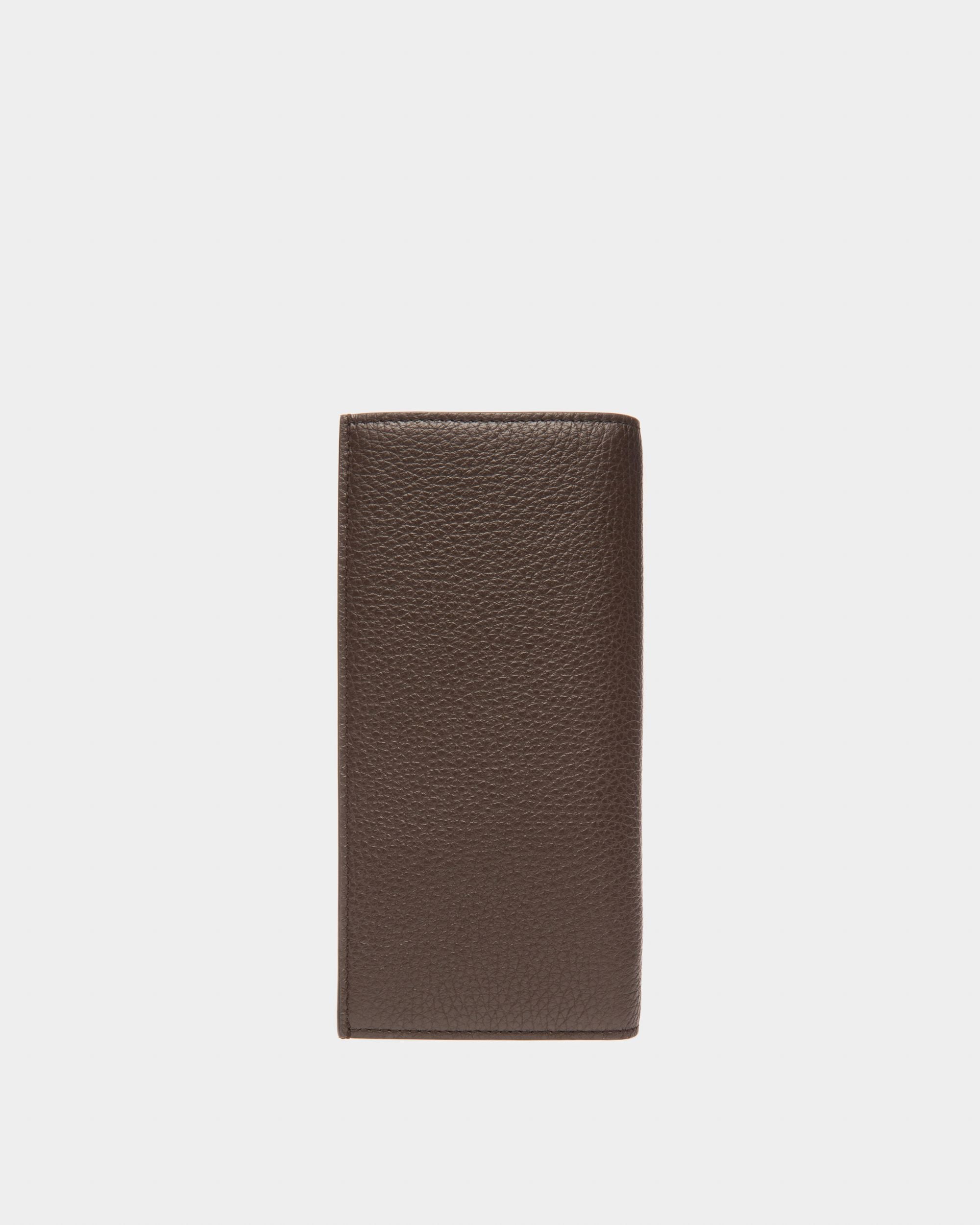 Scaliro Cartera Continental En Cuero De Color Marrón Ébano - Hombre - Bally - 02
