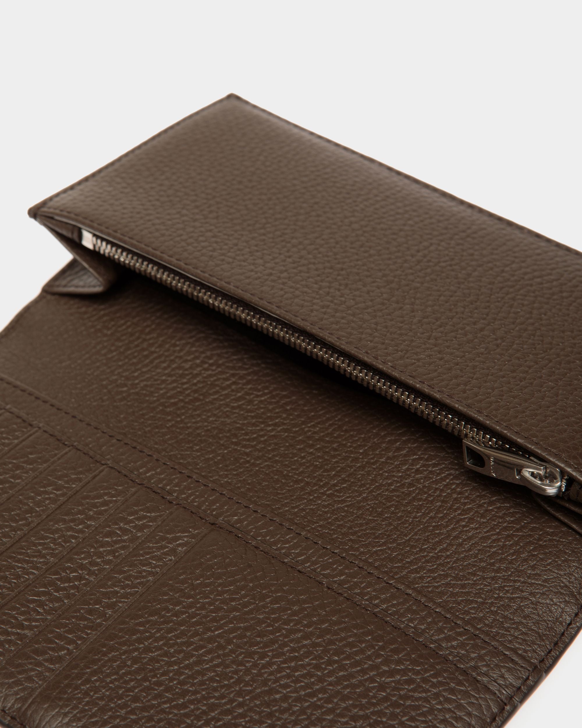 Cartera Continental Ribbon De Piel Ébano - Hombre - Bally - 05
