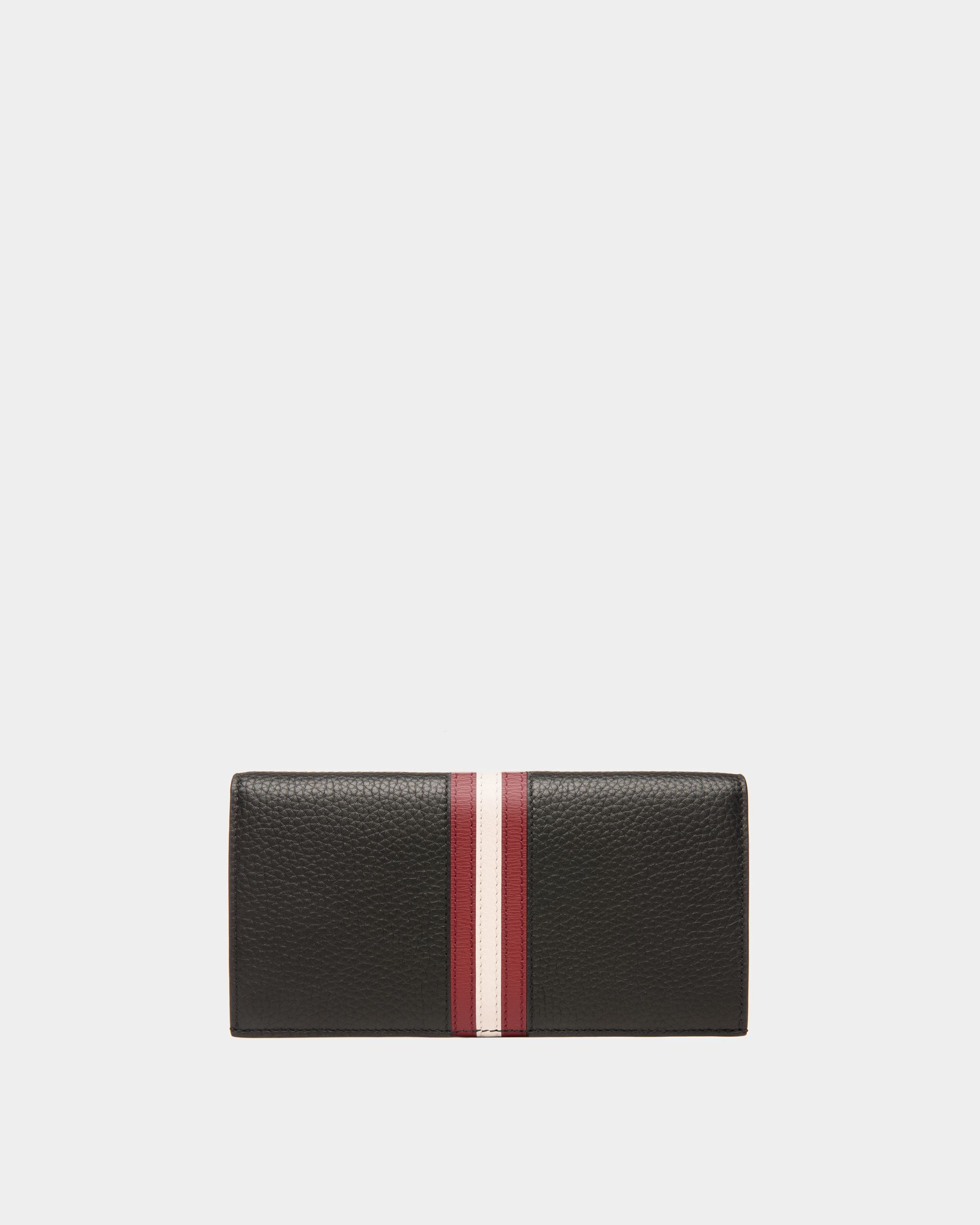 Cartera Continental Ribbon De Piel Granulada Negra - Hombre - Bally - 02