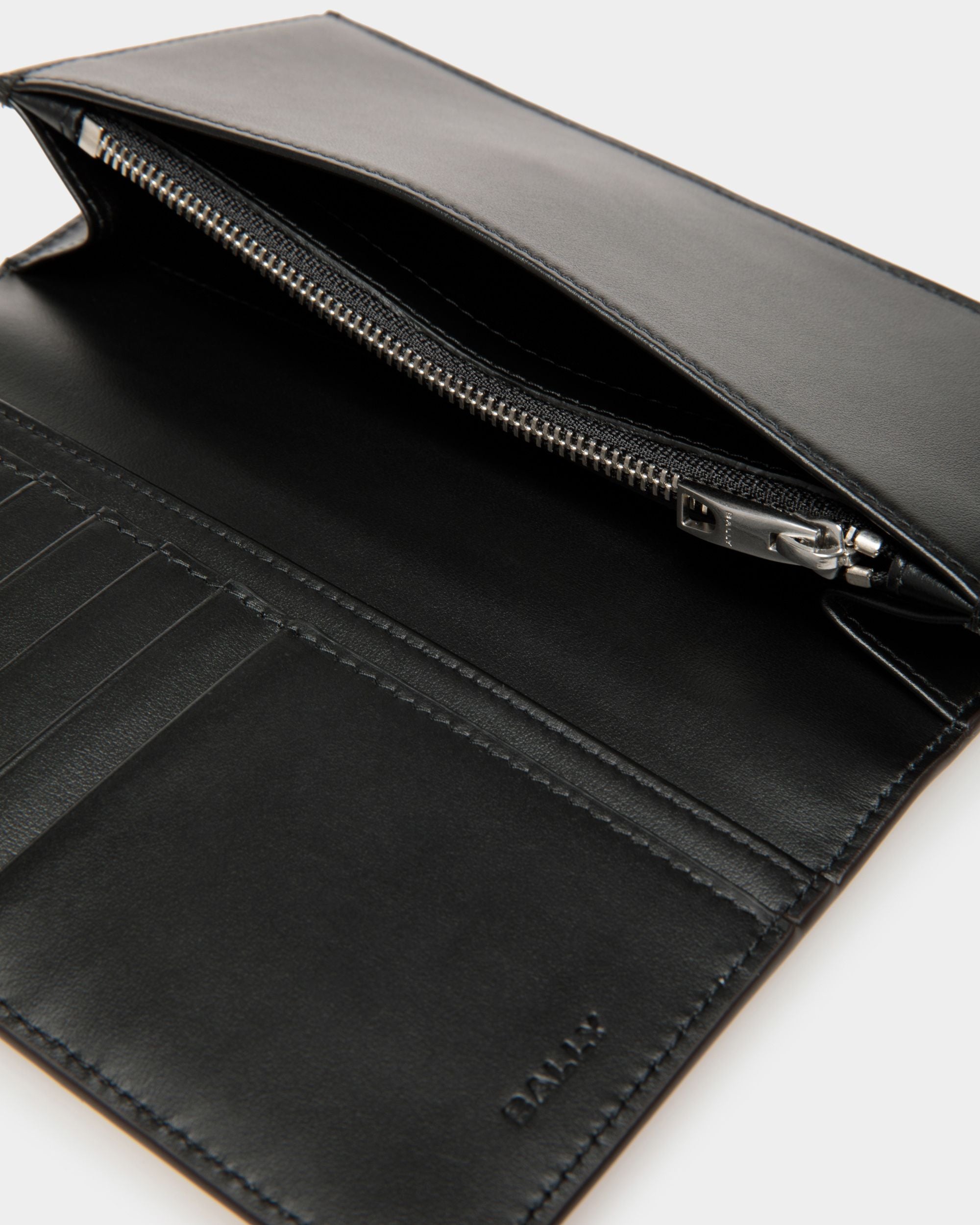 Lago Continental Wallet In Midnight Leather - Men's - Bally - 04