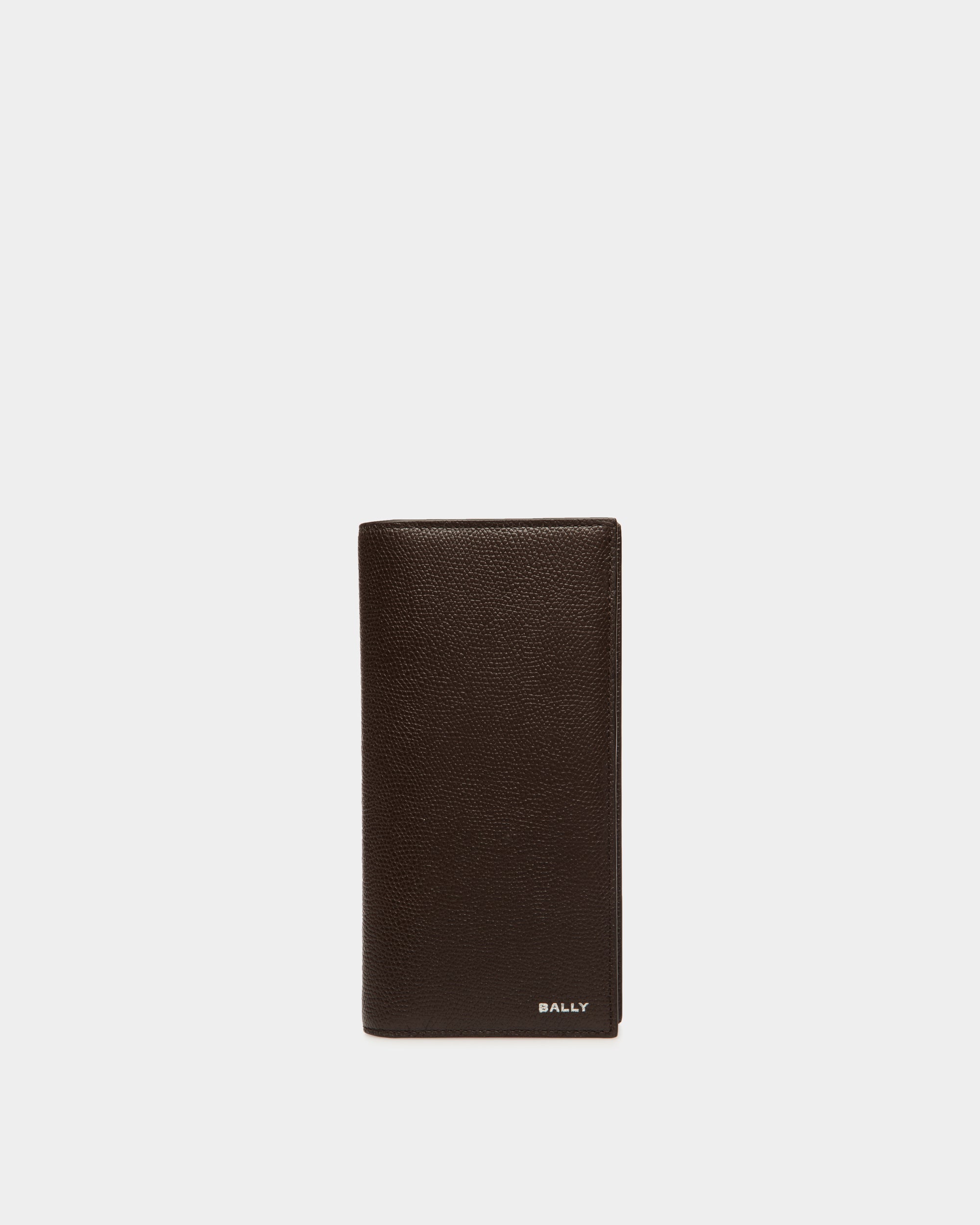 Cartera Continental Flag De Piel Ébano - Hombre - Bally - 01