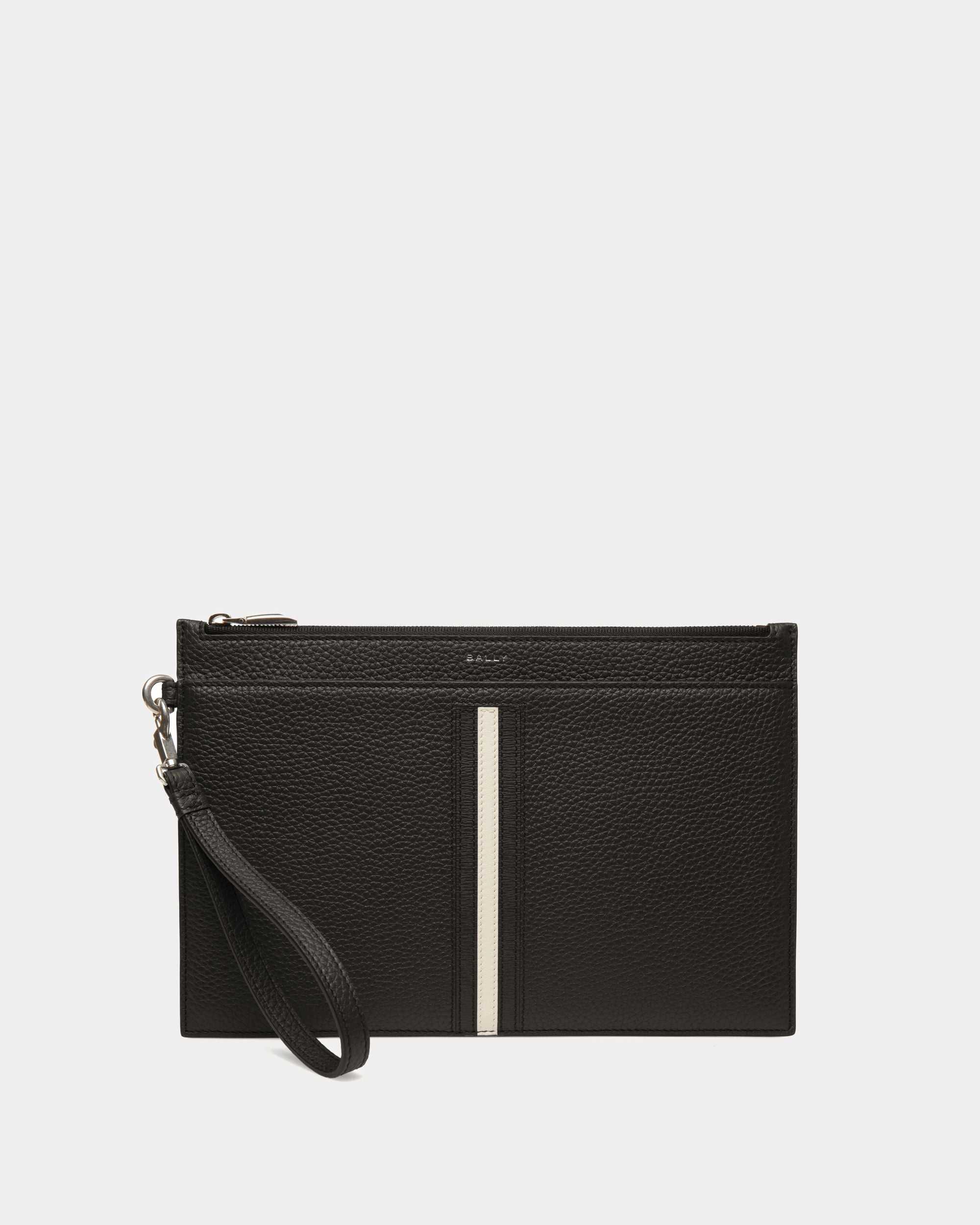 Neceser Ribbon De Piel En Negro - Hombre - Bally - 01