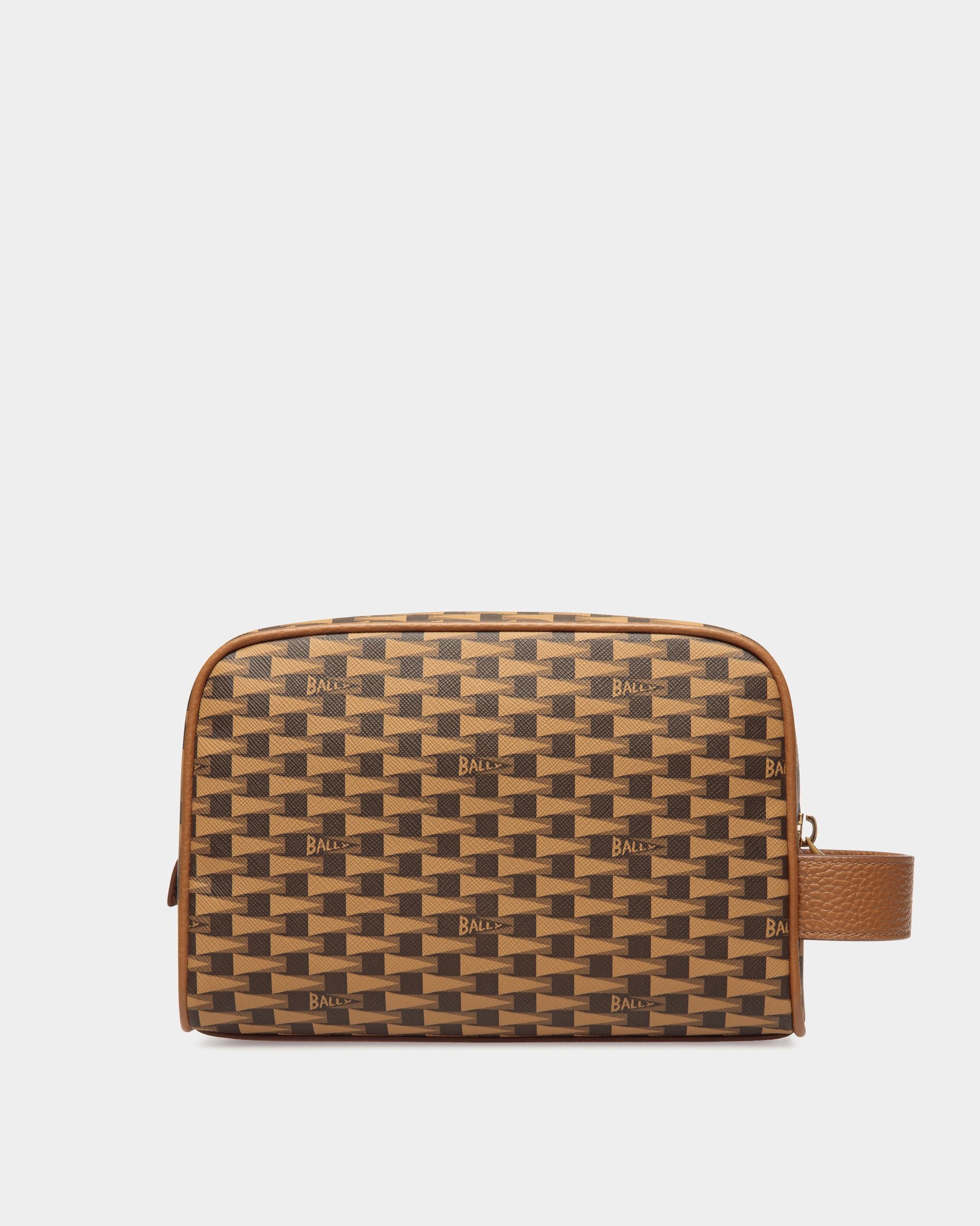 Pennant Necessaires In Brown Synthetic - Men's - Bally - 02
