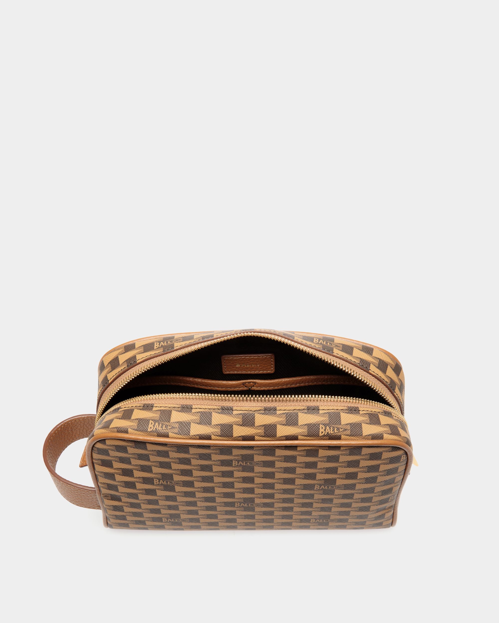 Pennant Necessaires In Brown Synthetic - Men's - Bally - 03