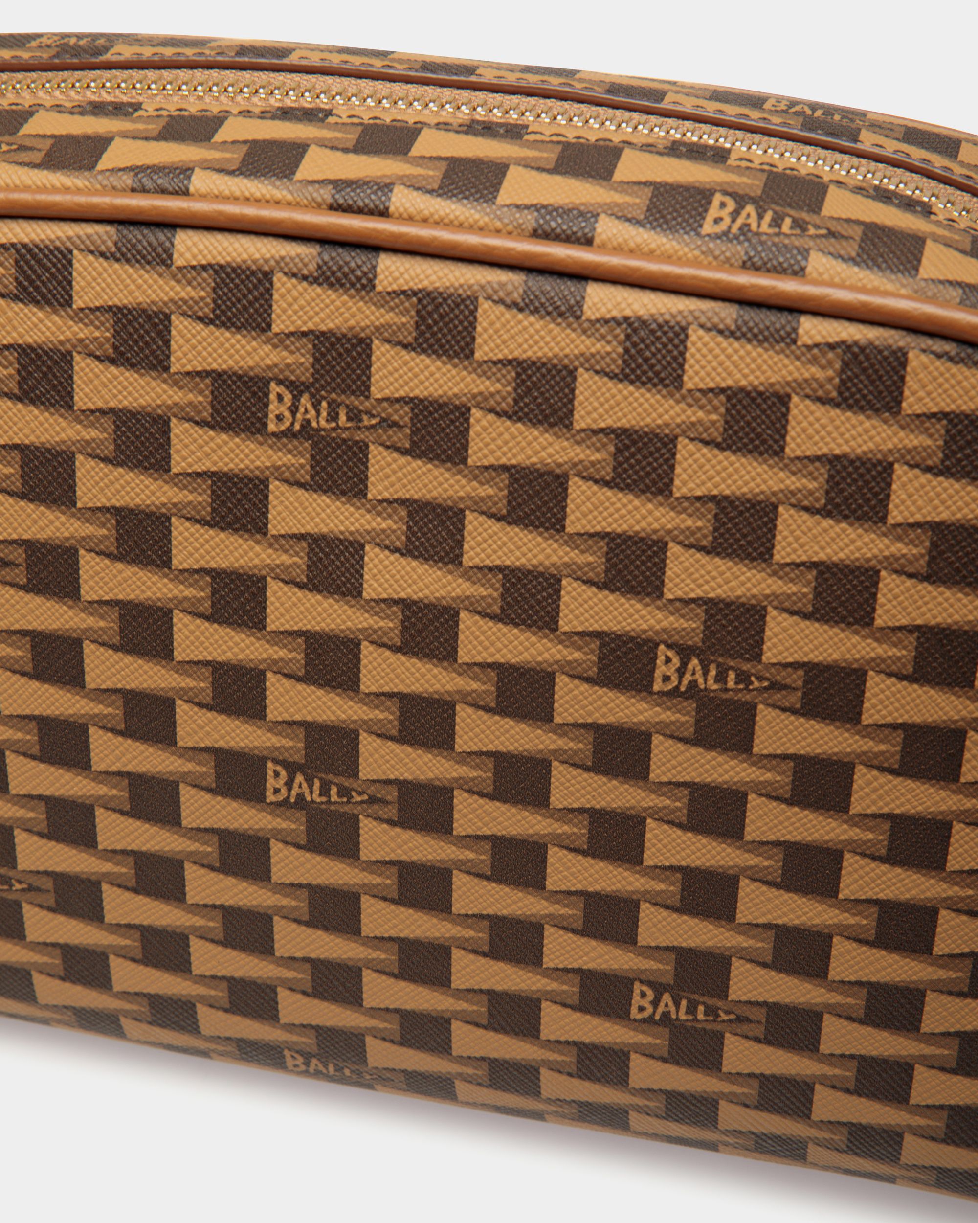 Pennant Necessaires In Brown Synthetic - Men's - Bally - 04