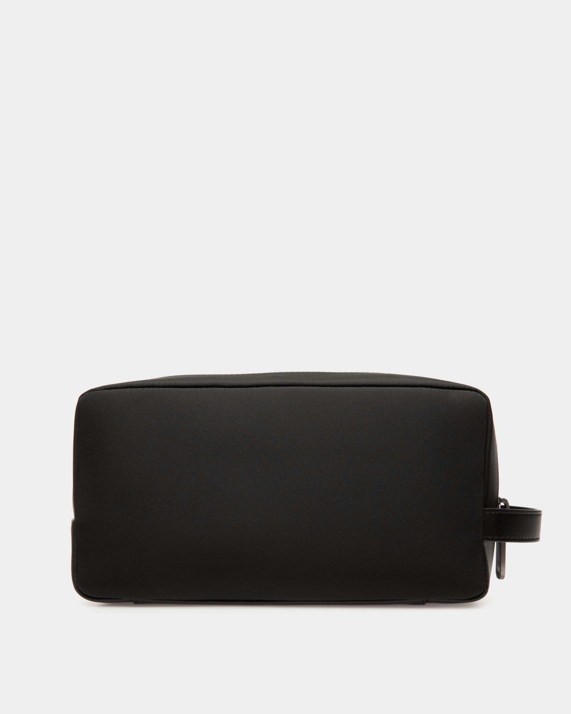 Adrien Brody Travel Collection Washbag In Black And Yellow Nylon - Men's - Bally - 02