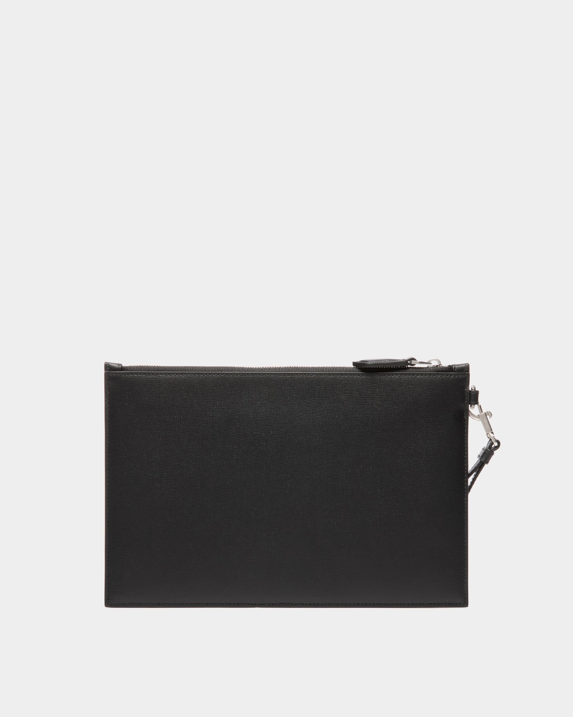 Pochette Mythos De Piel Reciclada Negra - Hombre - Bally - 02