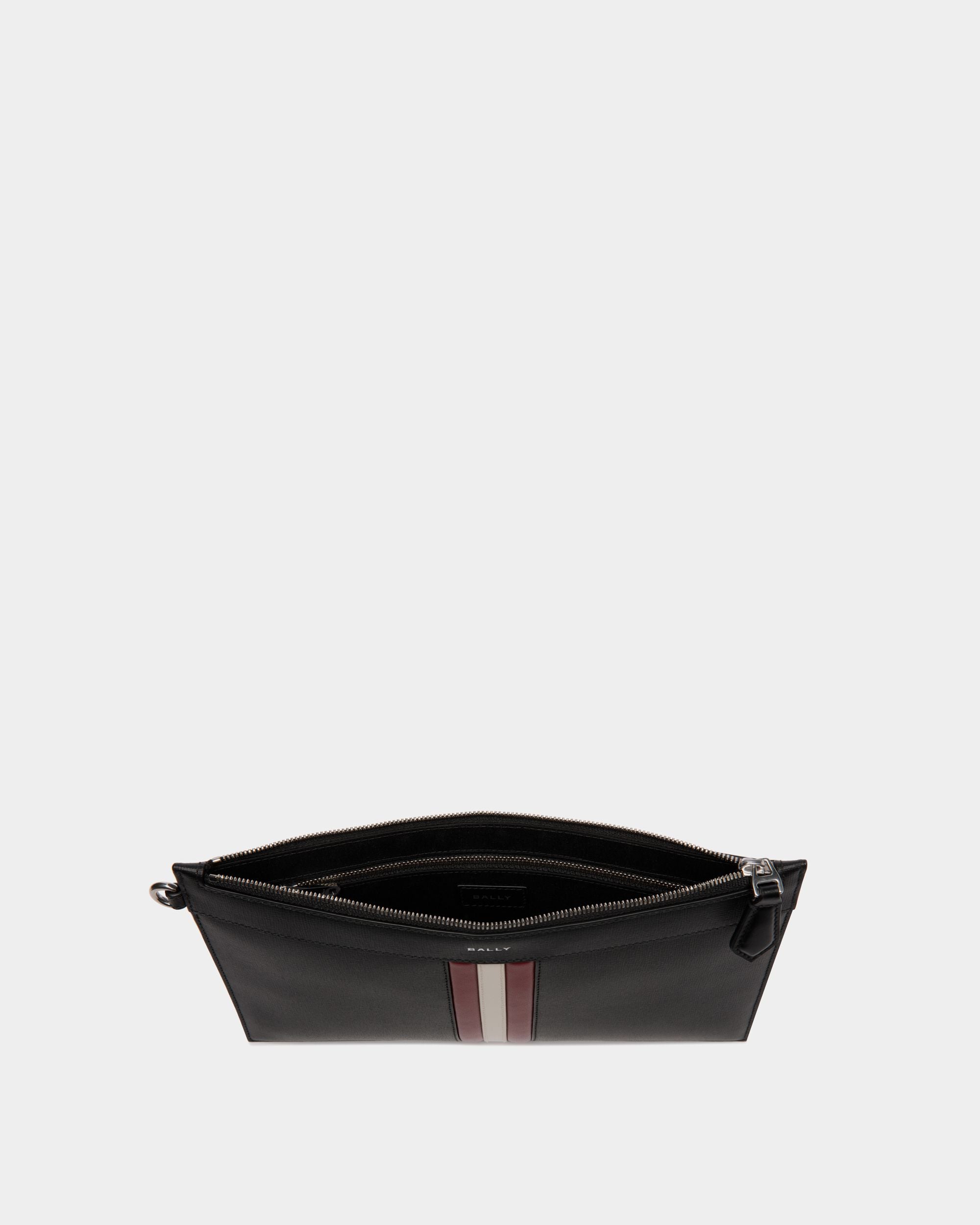 Pochette Mythos De Piel Reciclada Negra - Hombre - Bally - 03