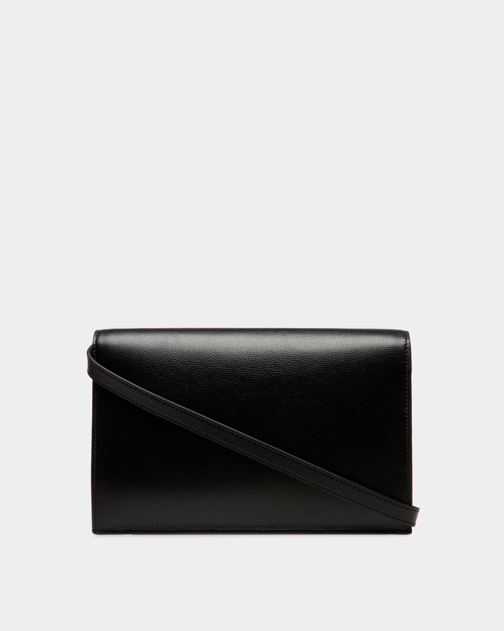 Pouch Banque De Piel Granulada Negra - Hombre - Bally - 02