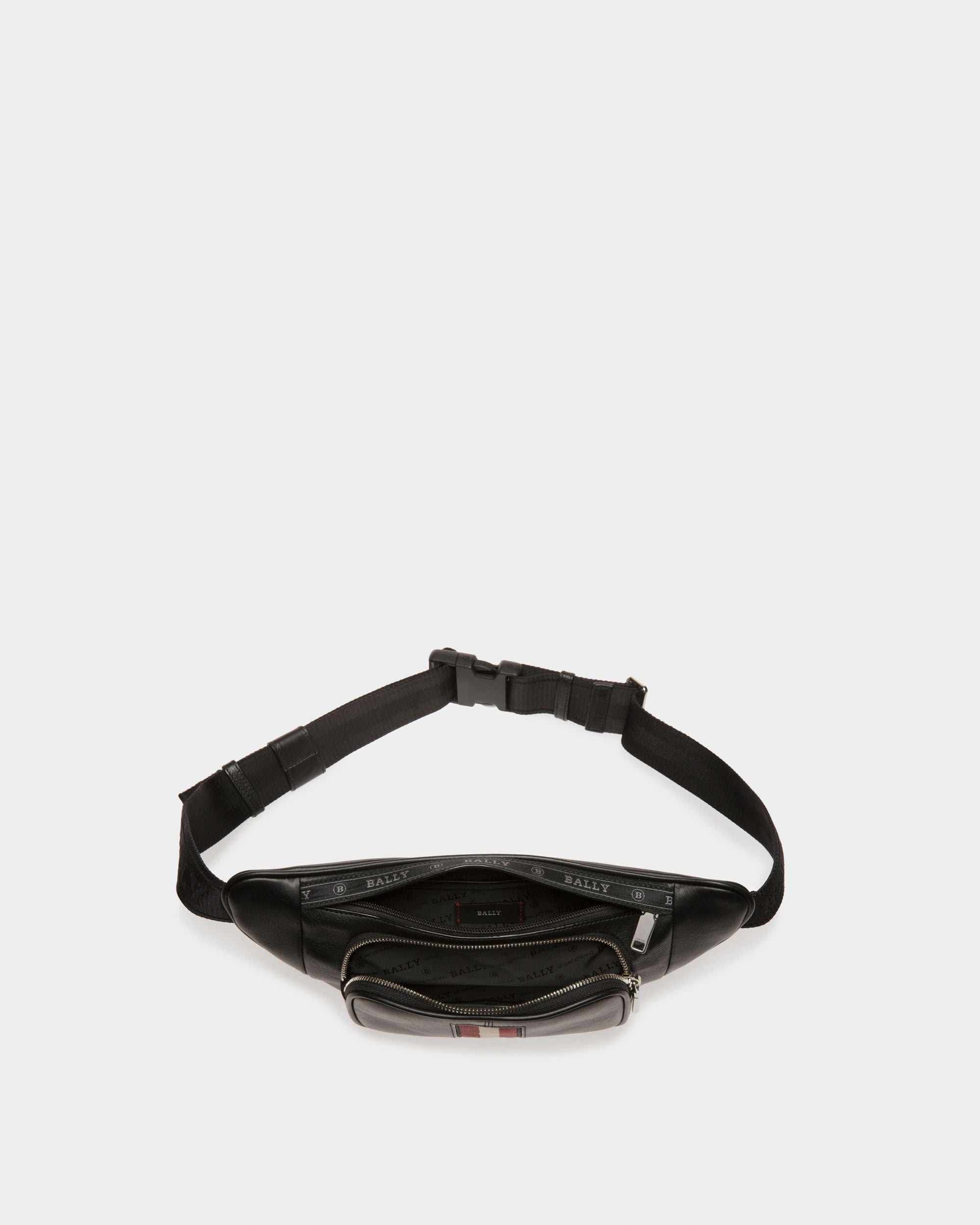 Borris Riñonera Para Hombre En Piel De Color Negro - Hombre - Bally - 03