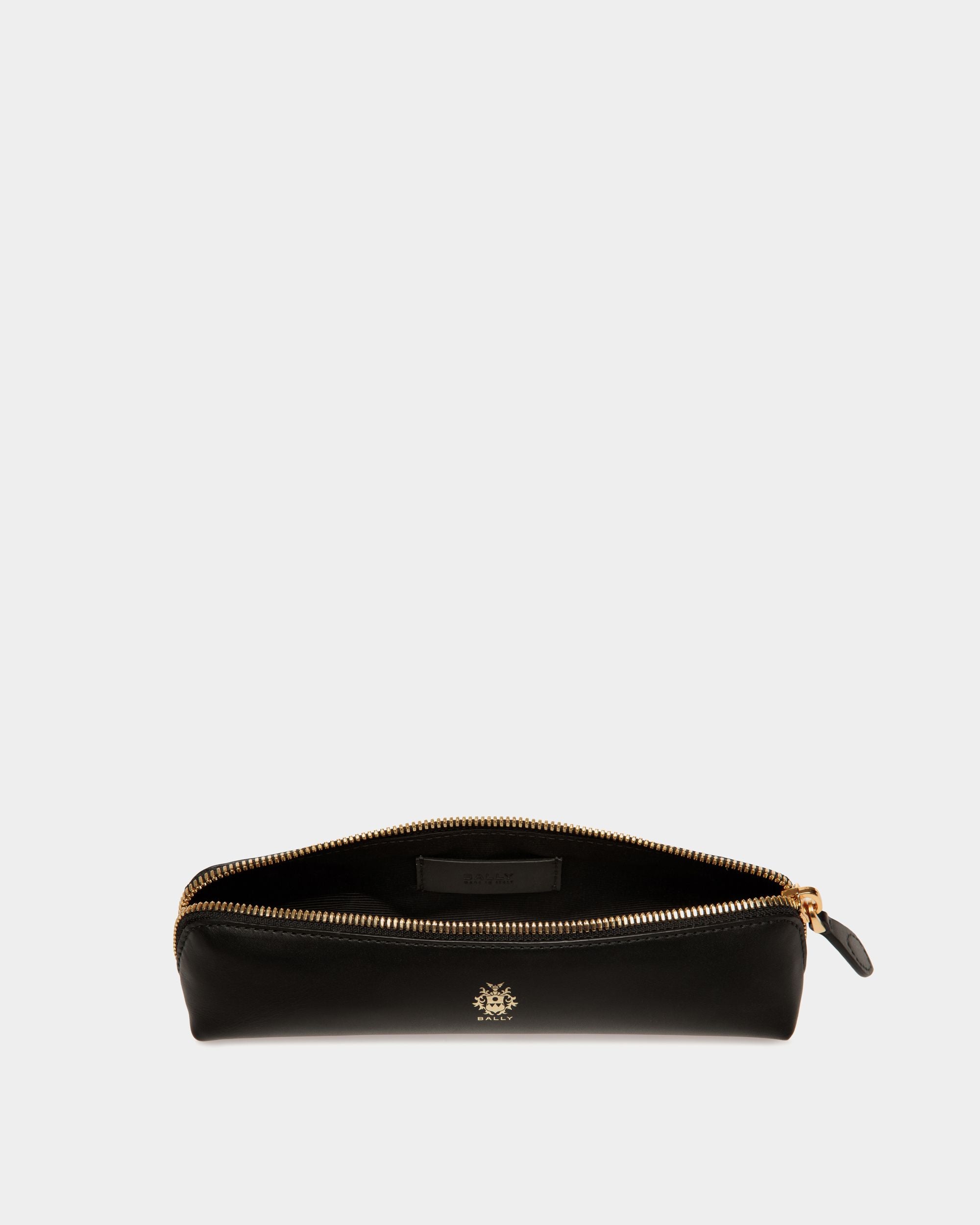 Estuche Portalápices Beckett De Piel Negra - Hombre - Bally - 03