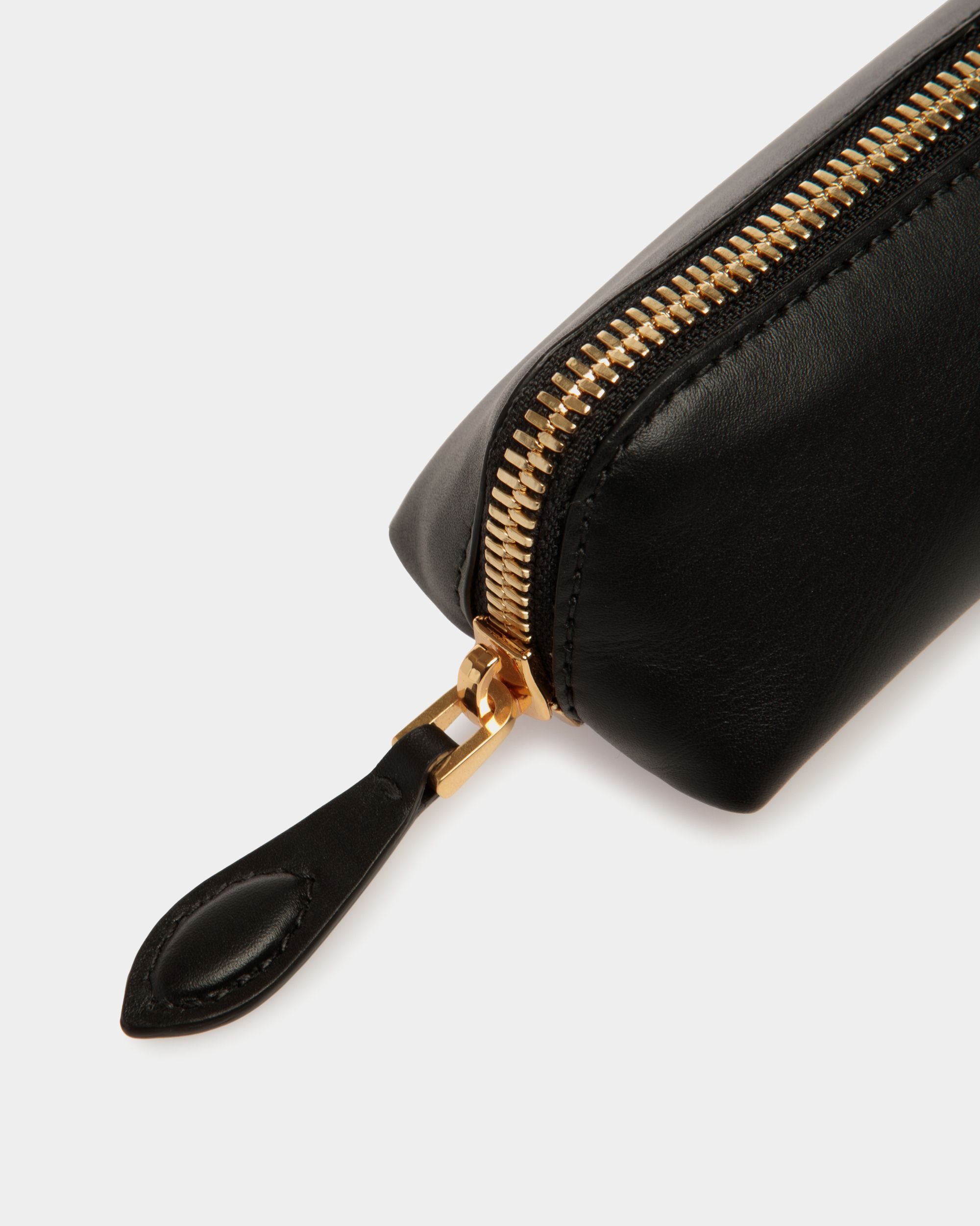 Estuche Portalápices Beckett De Piel Negra - Hombre - Bally - 04