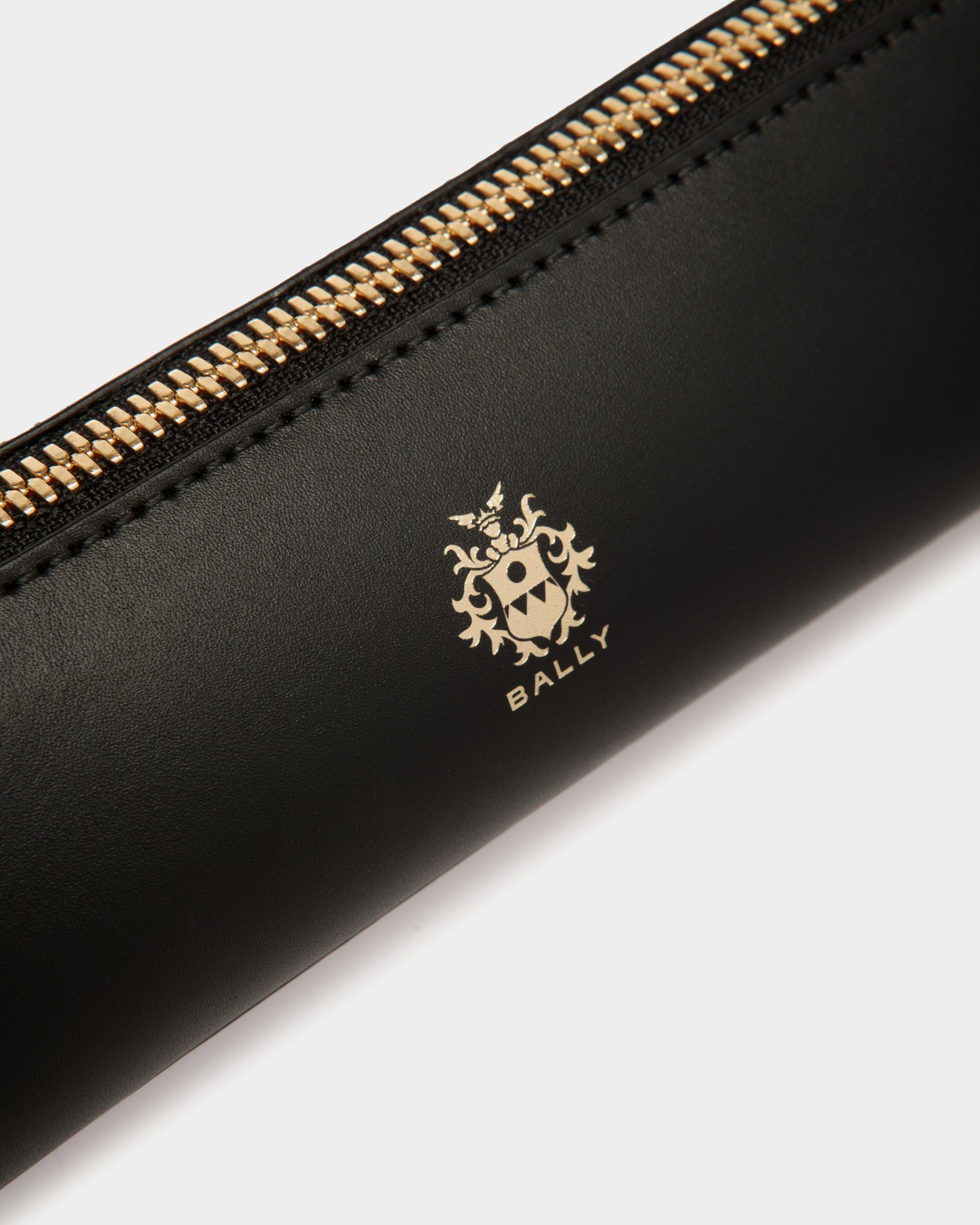 Beckett Pencil Case in Black Leather - Hombre - Bally - 02