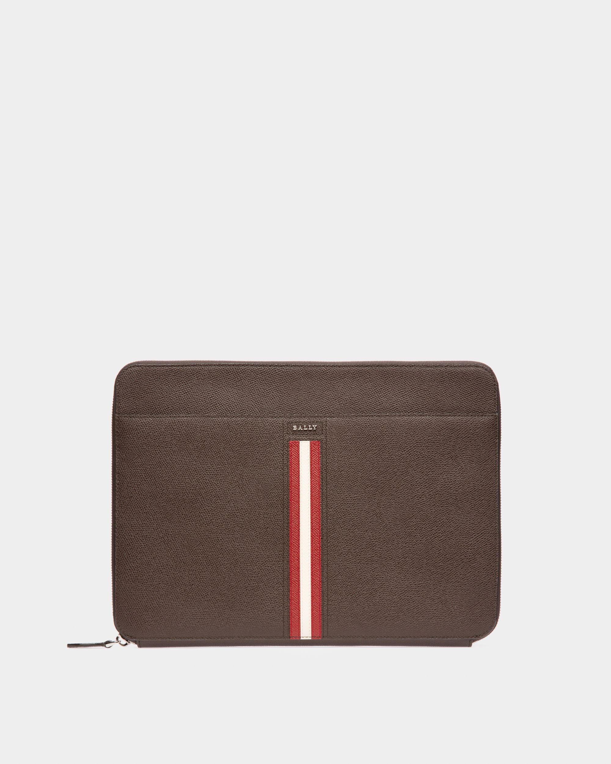 Tatik Leather Technology Case In Brown - Men's - Bally - 01