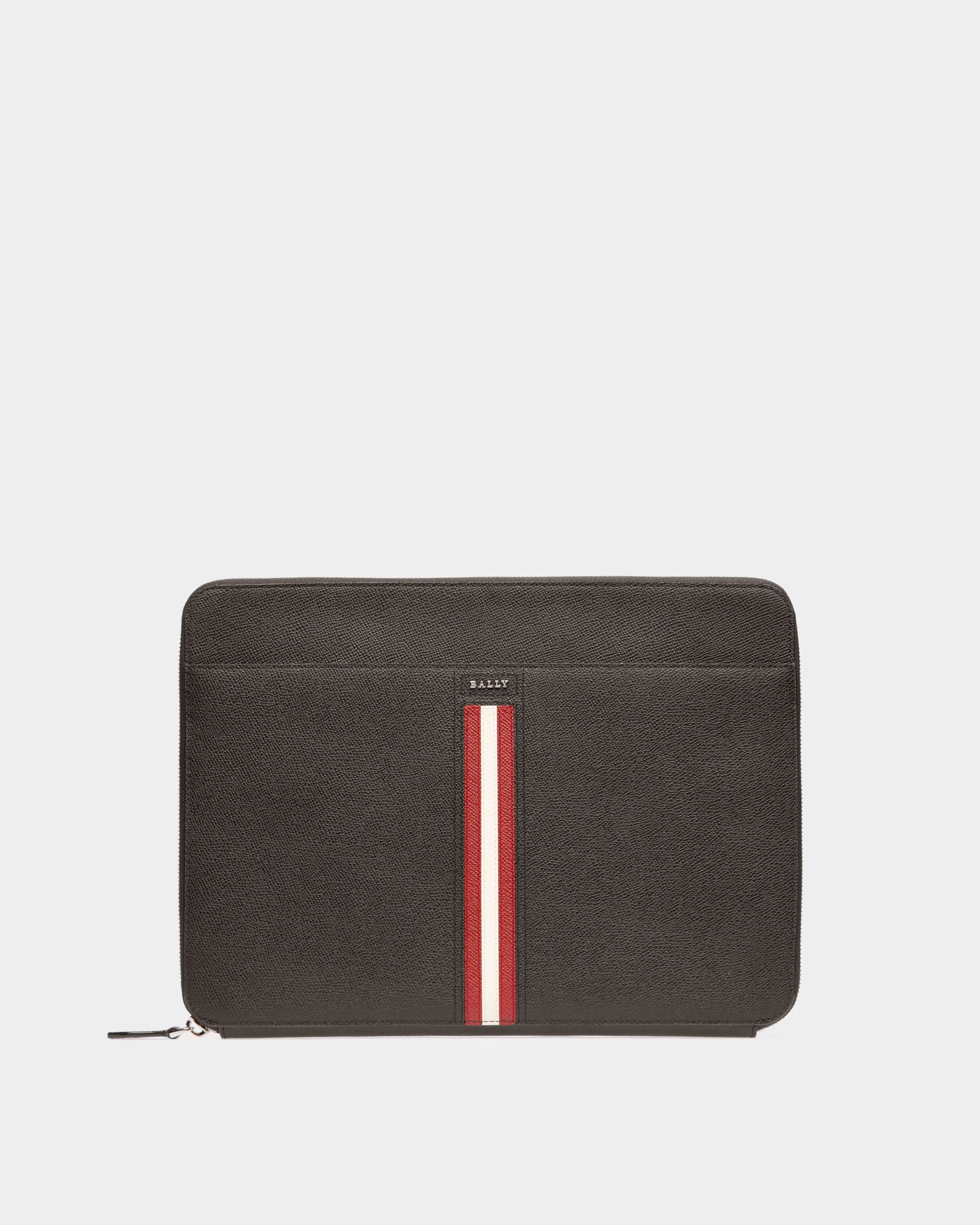 Tatik Funda Para Dispositivos Tecnológicos En Piel De Color Negro - Hombre - Bally - 01