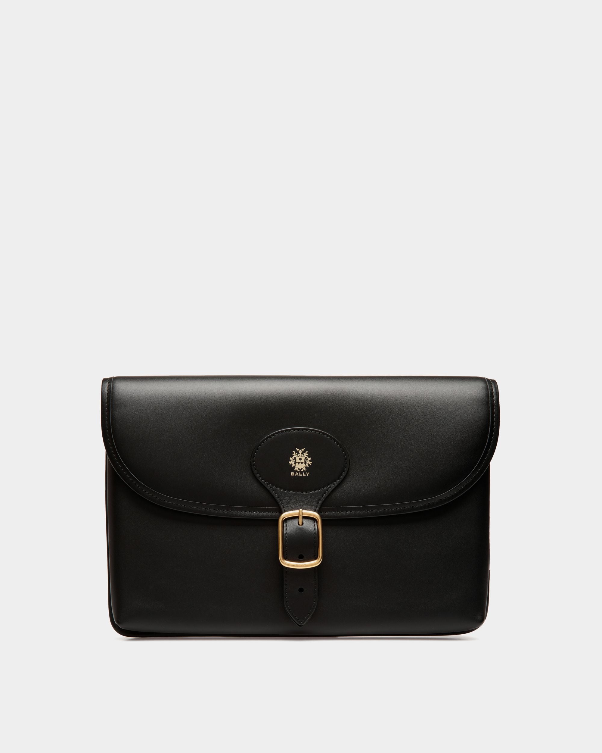 Beckett Pochette in Black Leather - Men's - Bally - 01