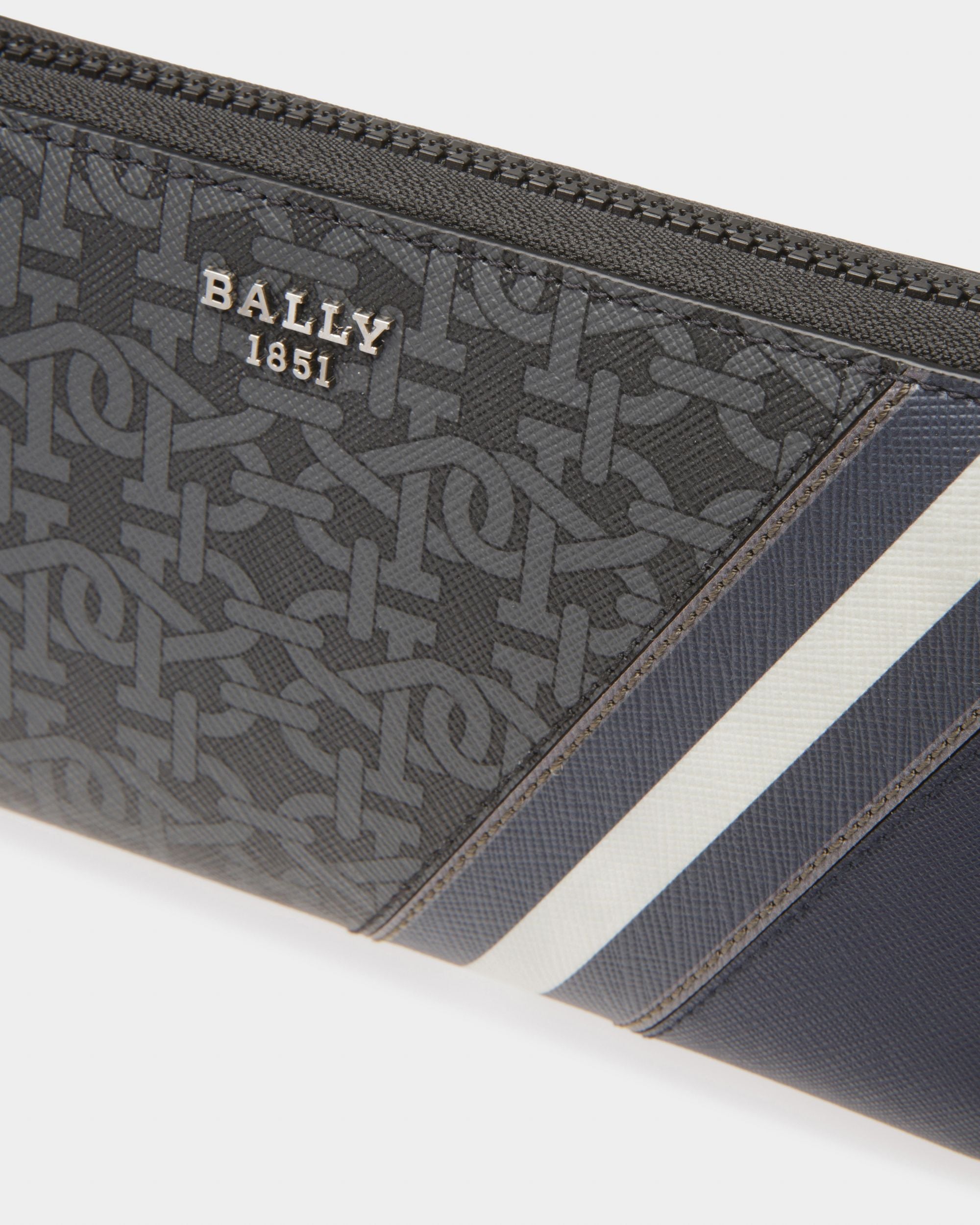 Balen Tpu Travel Wallet In Grey - Men's - Bally - 04