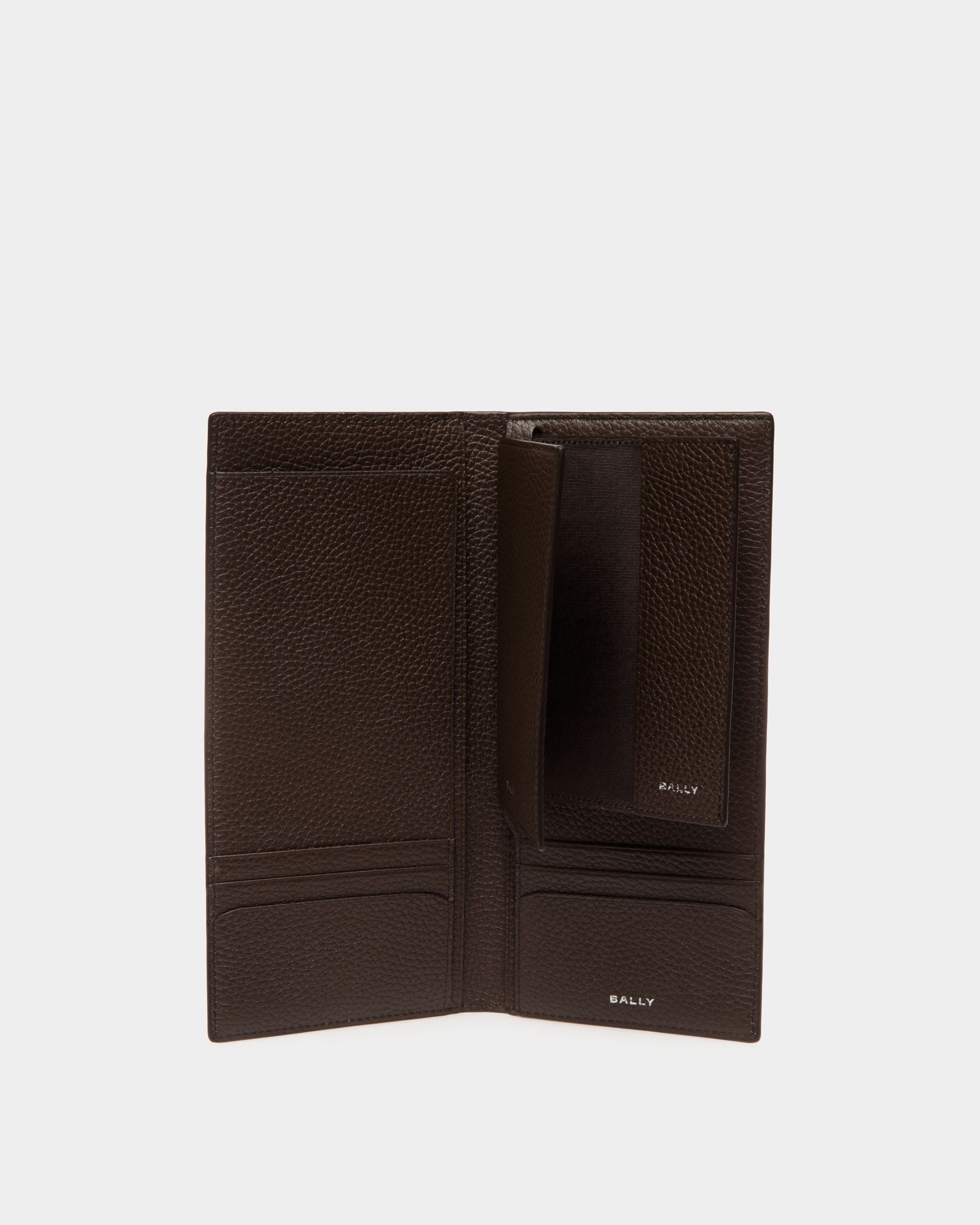 Oeden Continental Wallet in Ebano Leather - Men's - Bally - 03
