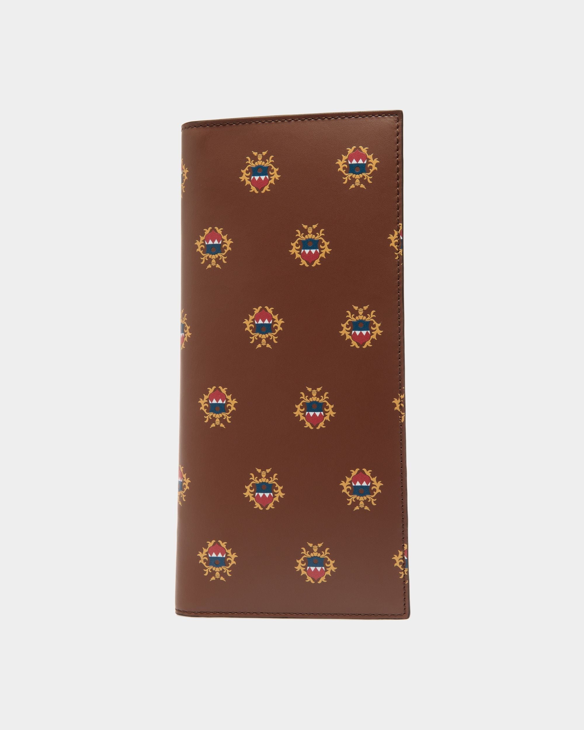 Cartera Continental Easy Bally De Piel Marrón Con Escudo Bally Crest Estampado - Hombre - Bally - 01