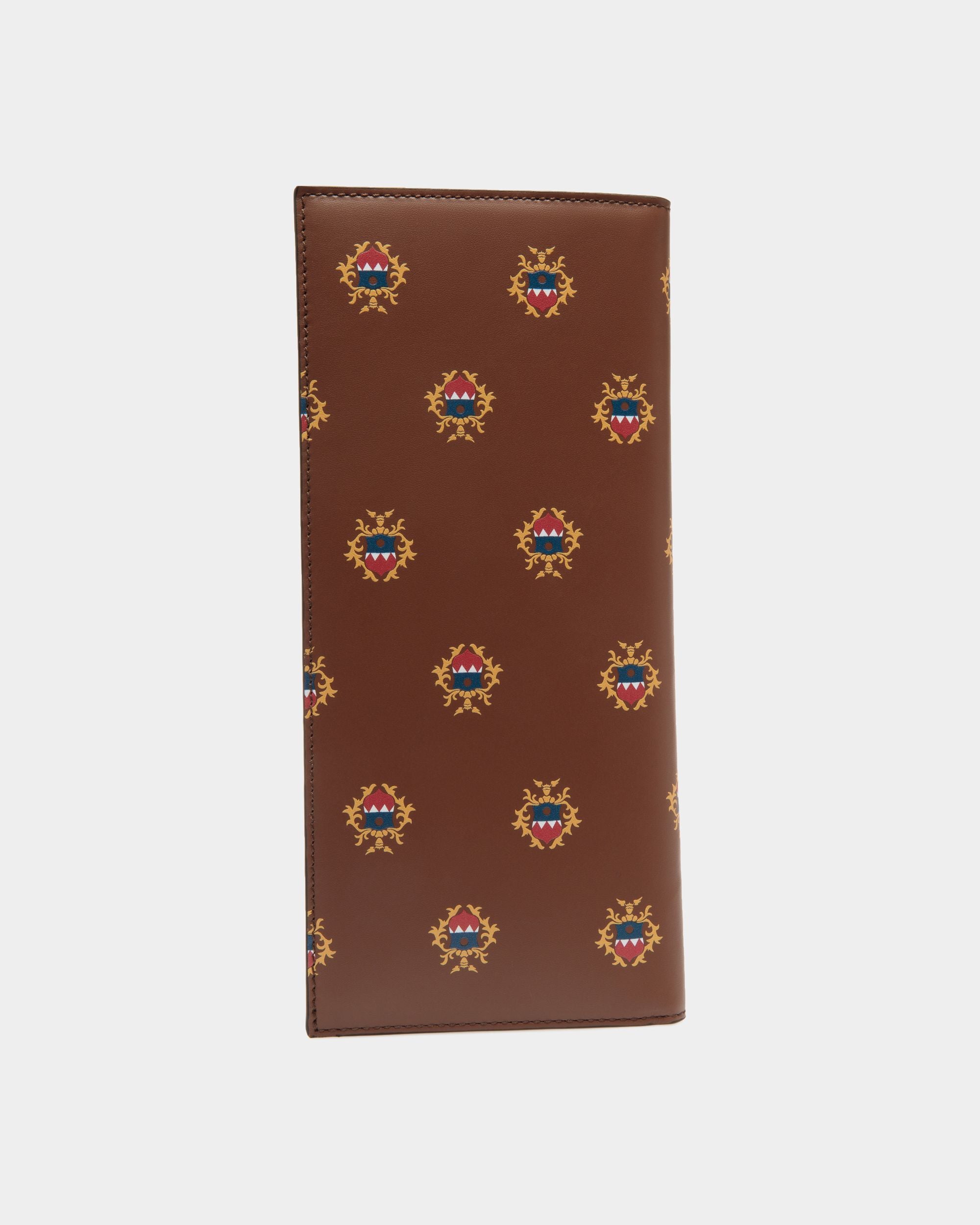 Cartera Continental Easy Bally De Piel Marrón Con Escudo Bally Crest Estampado - Hombre - Bally - 02