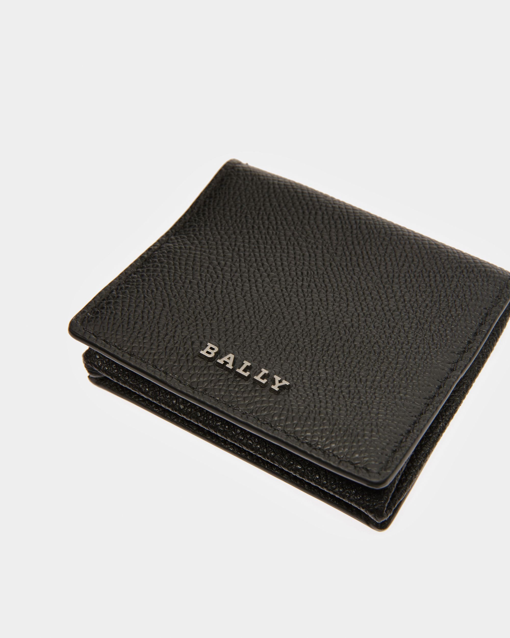 Birras Monedero De Piel En Negro Y Azul Neón - Hombre - Bally - 04