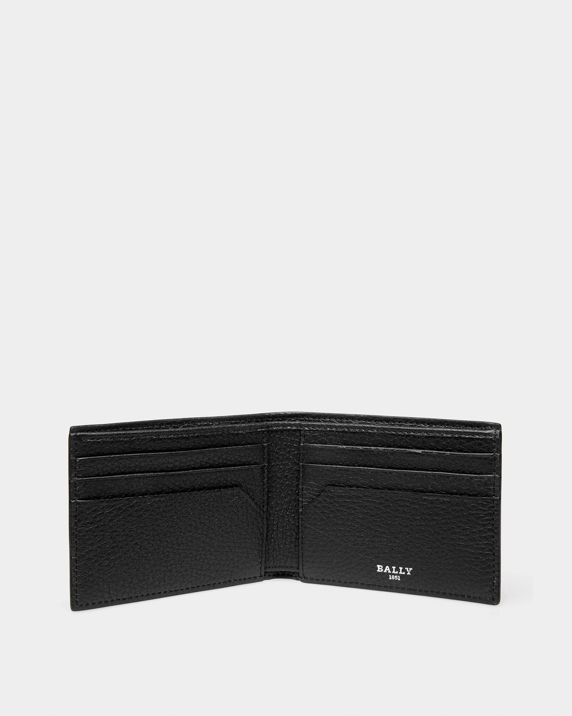 Scevye Leather Wallet In Black - Men's - Bally - 03
