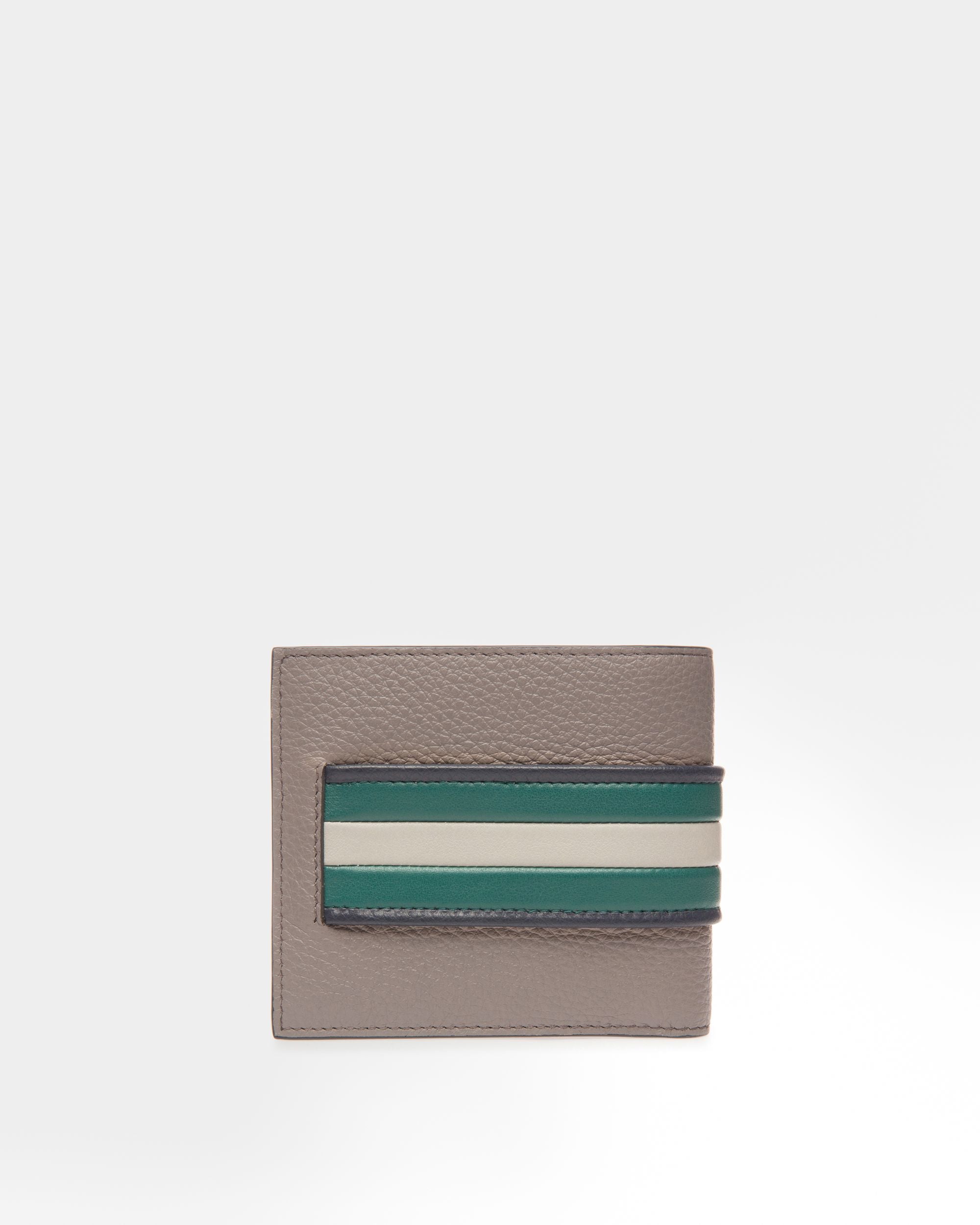 Brasai Cartera En Piel De Color Gris - Hombre - Bally - 02
