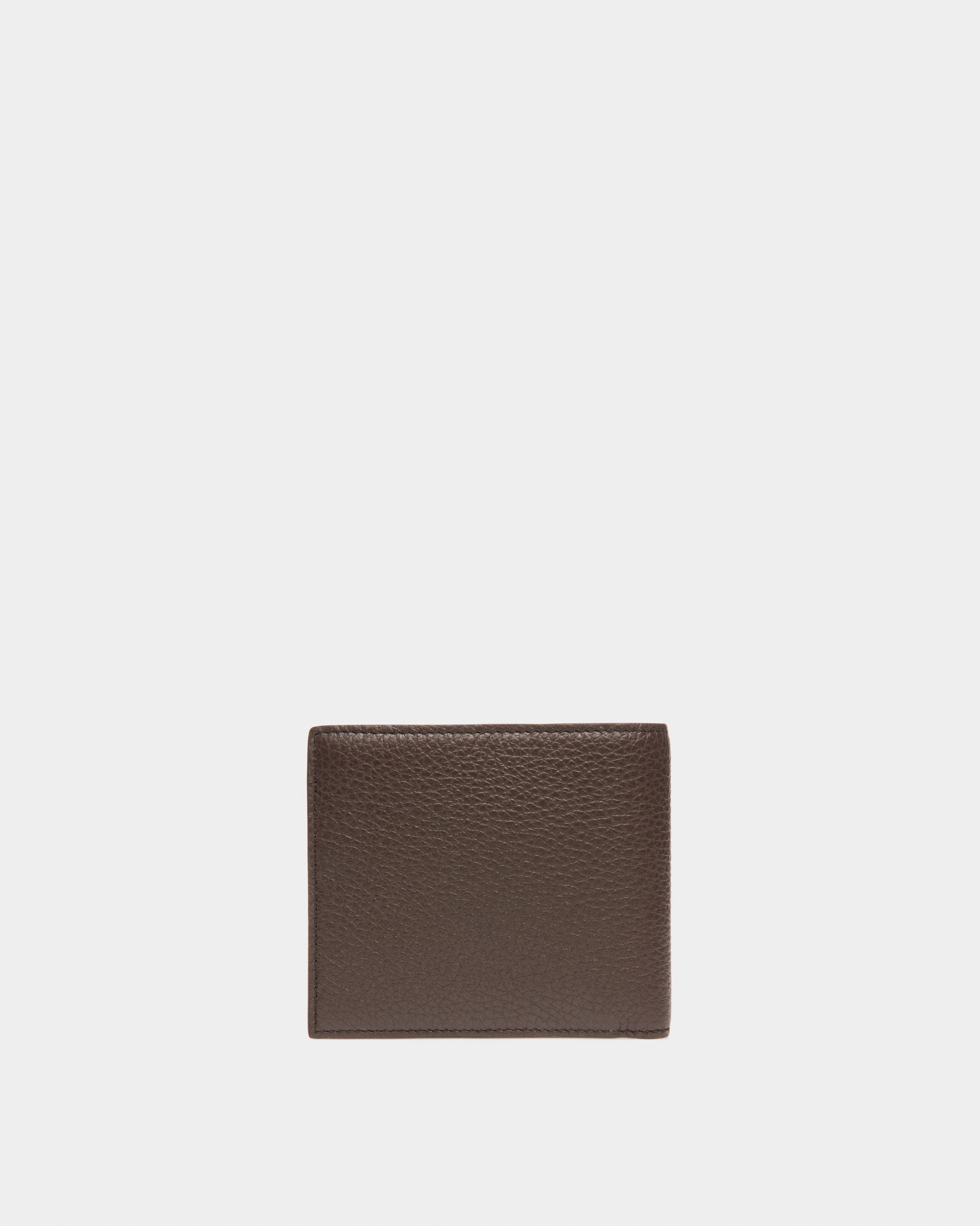 Scrasai Leather Wallet In Ebony Brown - Men's - Bally - 02