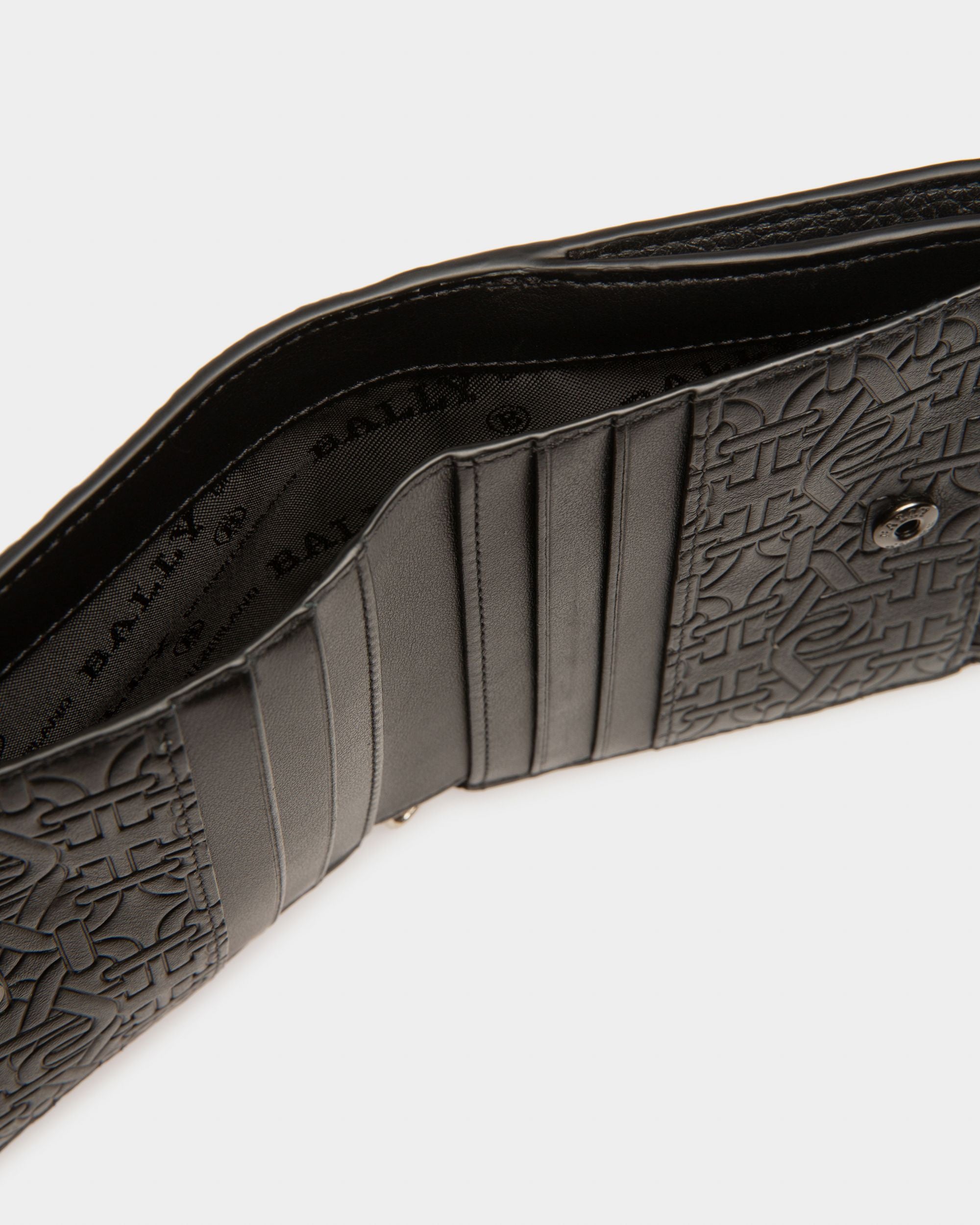 Bunner Cartera En Piel De Color Negro - Hombre - Bally - 04