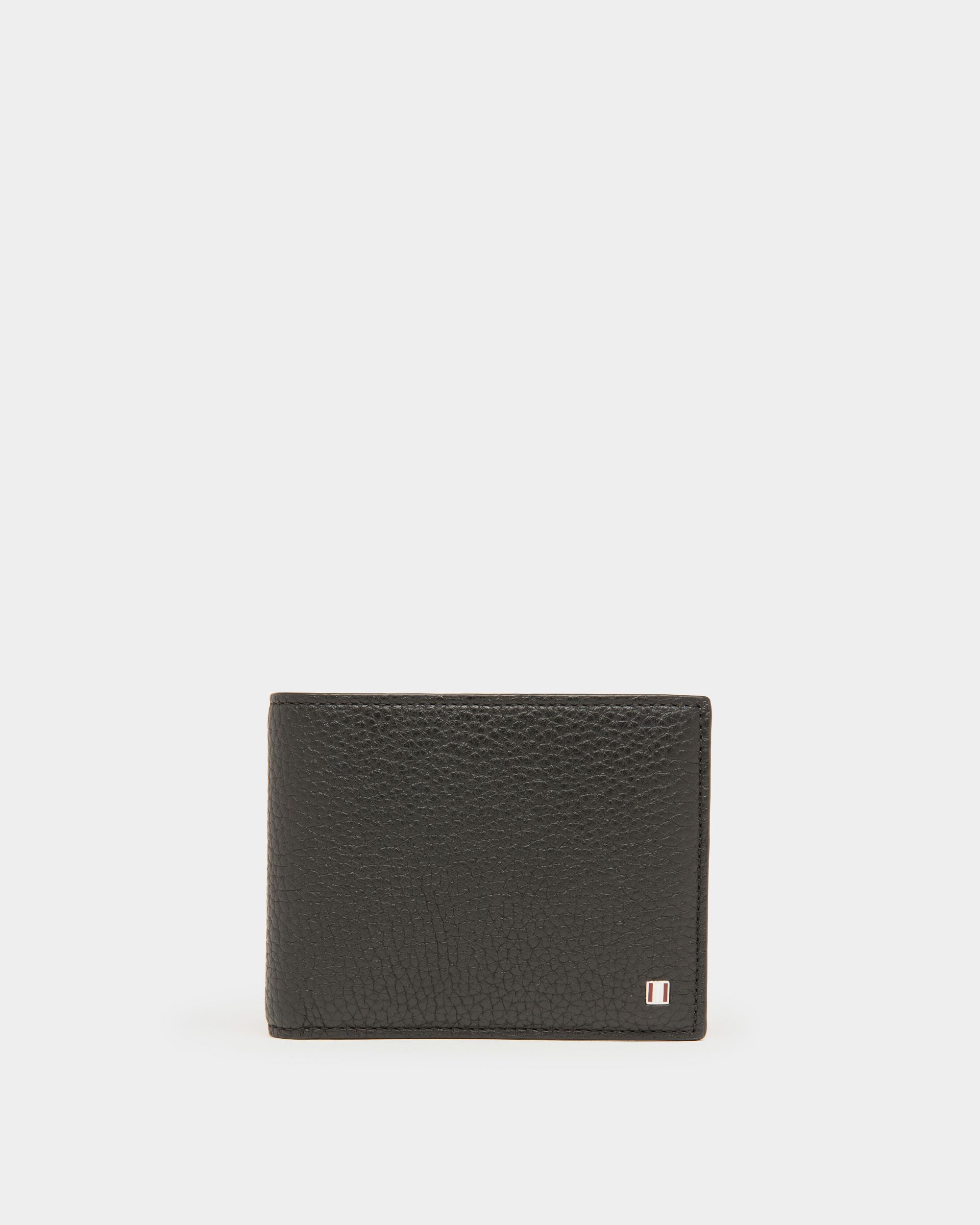 Bevye Cartera En Piel De Color Negro - Hombre - Bally - 01