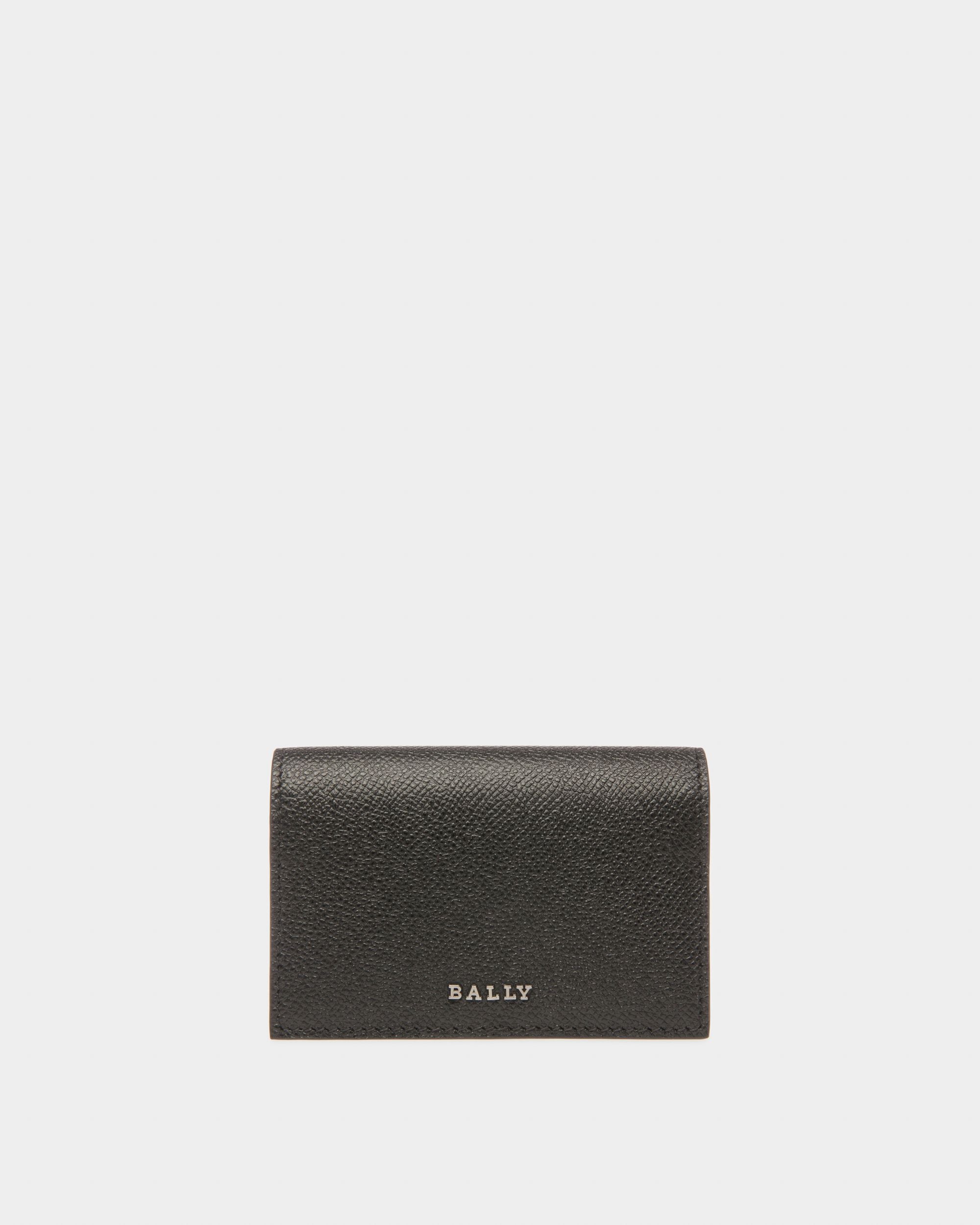 Brenty Leather Wallet In Black & Blue - Men's - Bally - 01