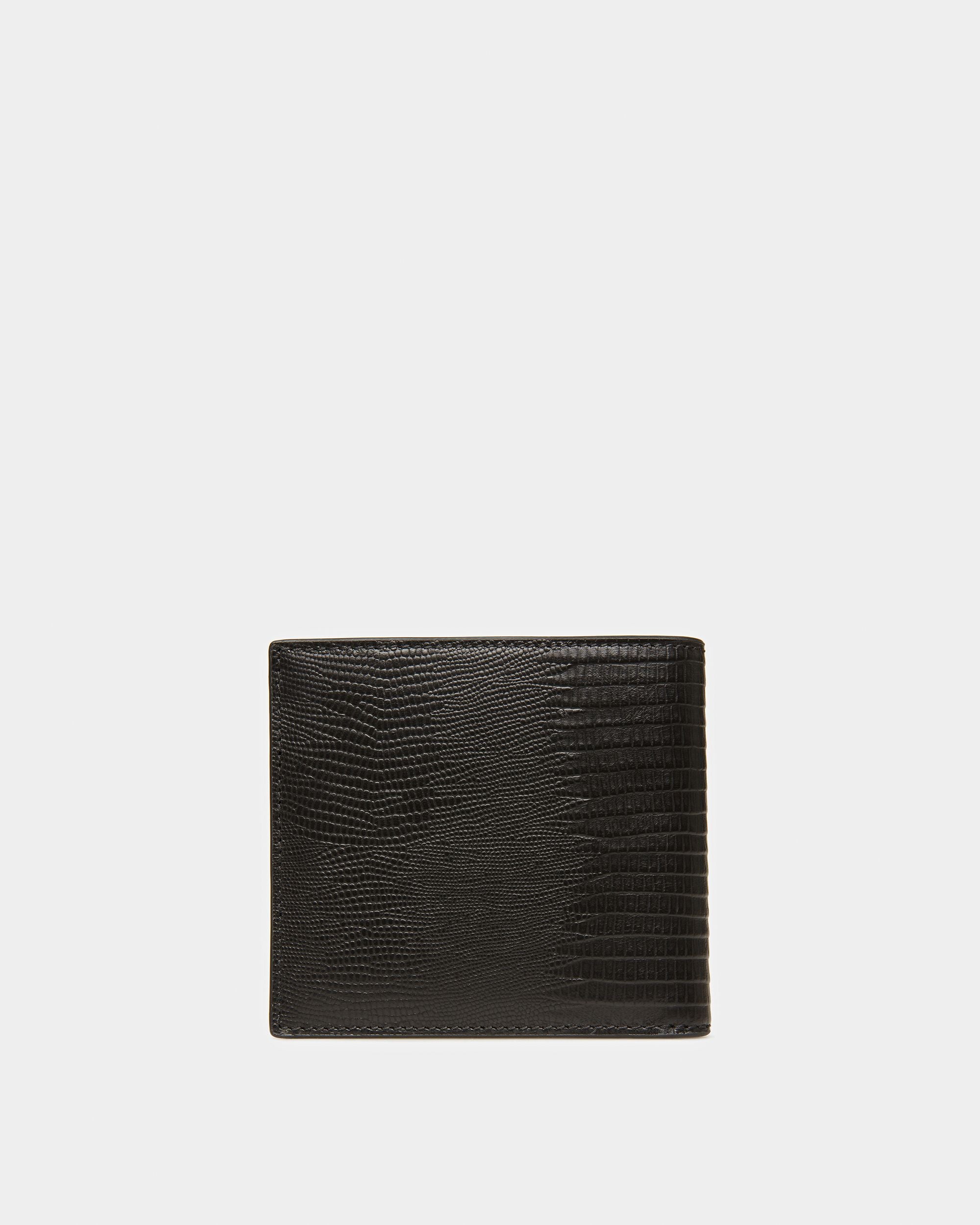 Brasai Leather Wallet In Black - Men's - Bally - 02