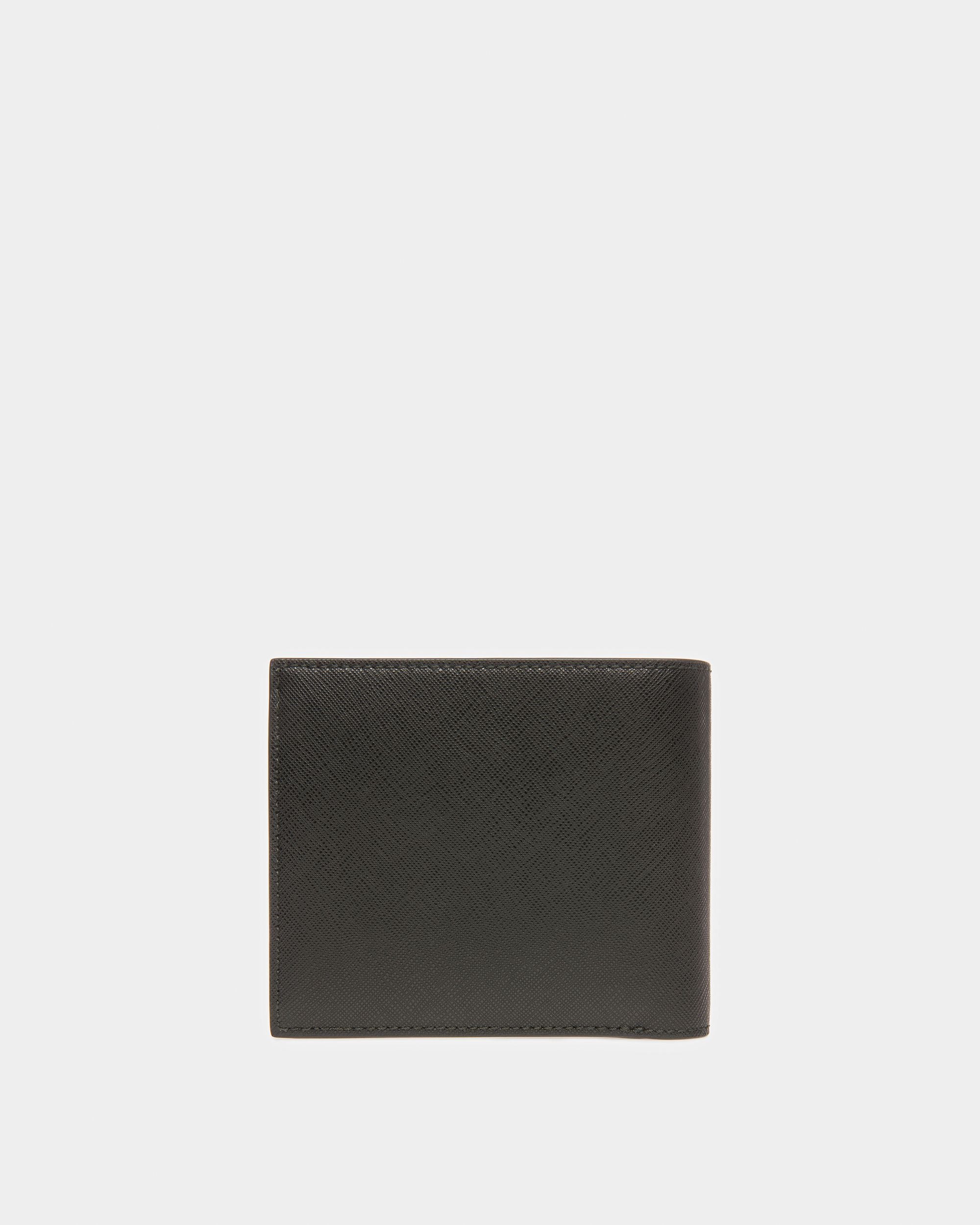 Bribel Leather Coin Wallet In Black And Bone - Men's - Bally - 02
