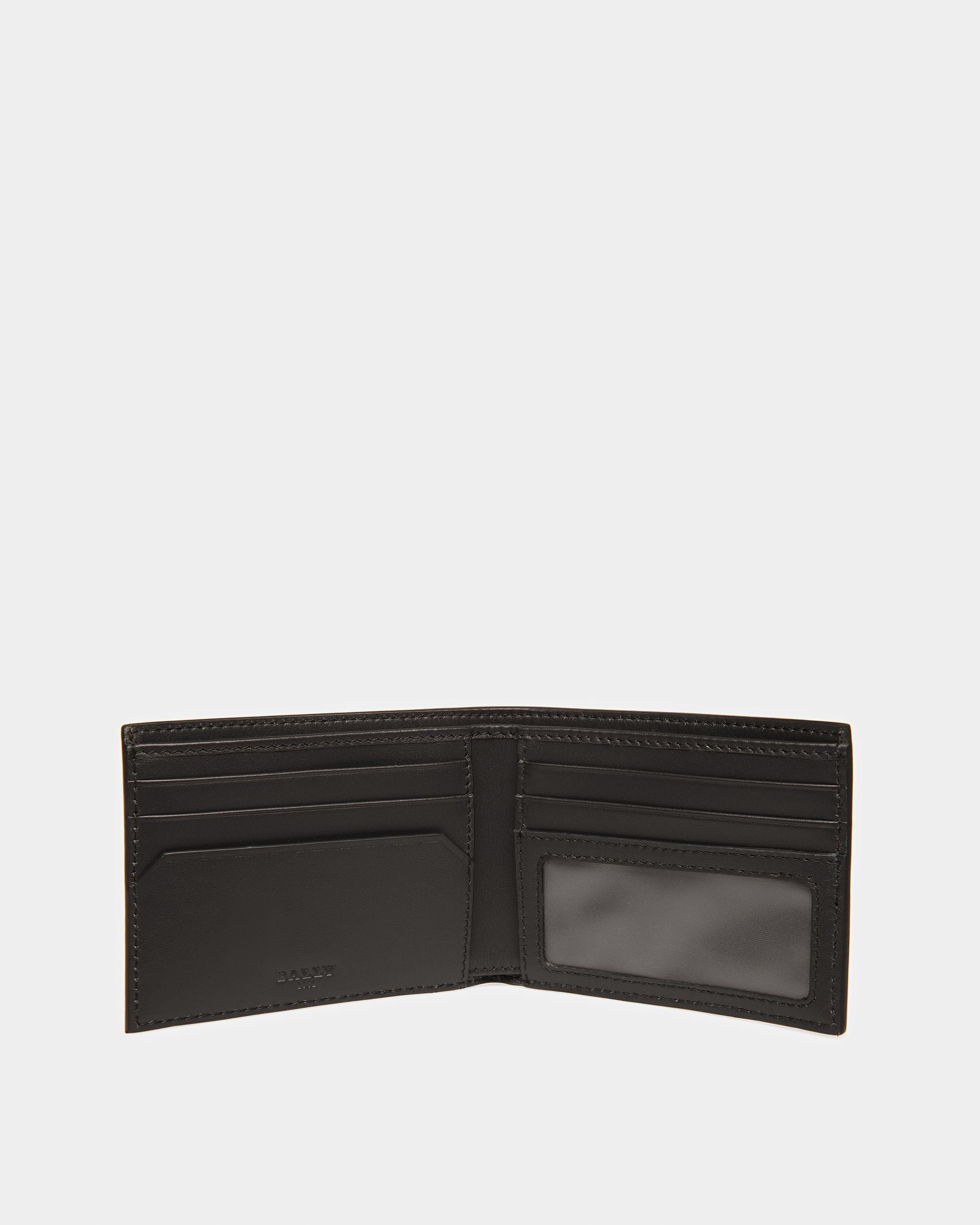 Bevyett Leather Wallet In Black And Sage - Men's - Bally - 03