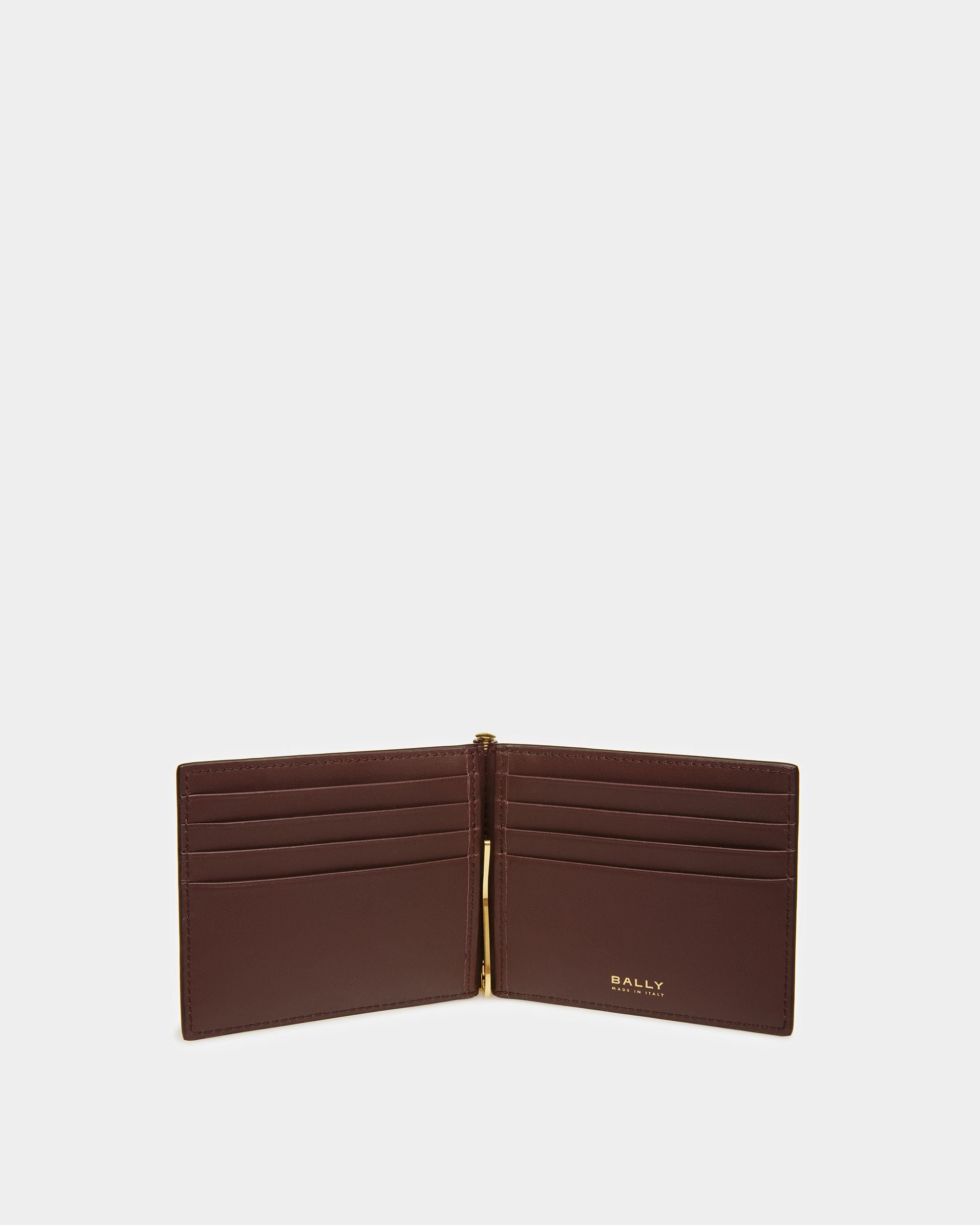 Bifold Clip Wallet In Crocodile Embossed - Men's - Bally - 03