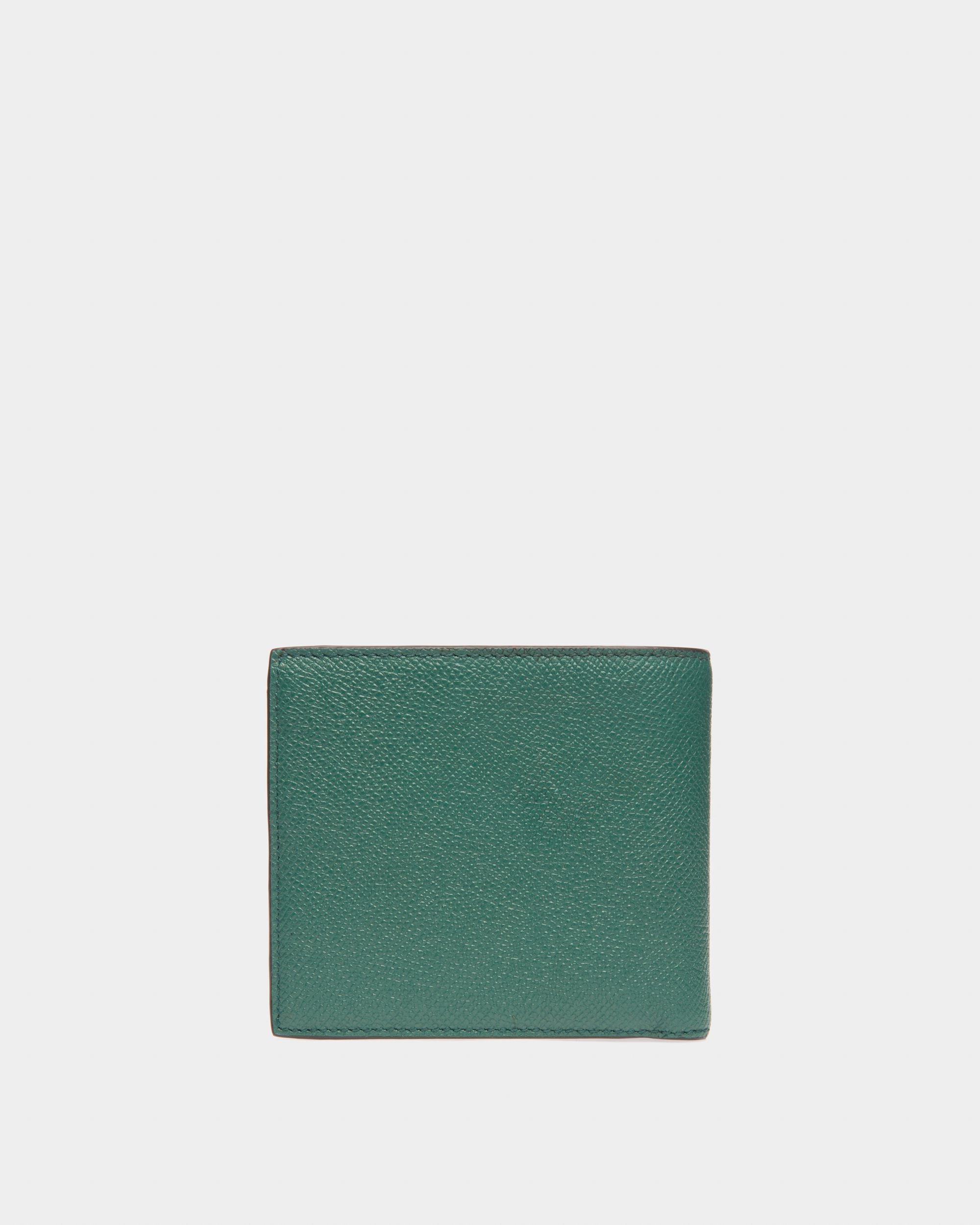 Bollen Cartera En Cuero De Color Verde - Hombre - Bally - 02
