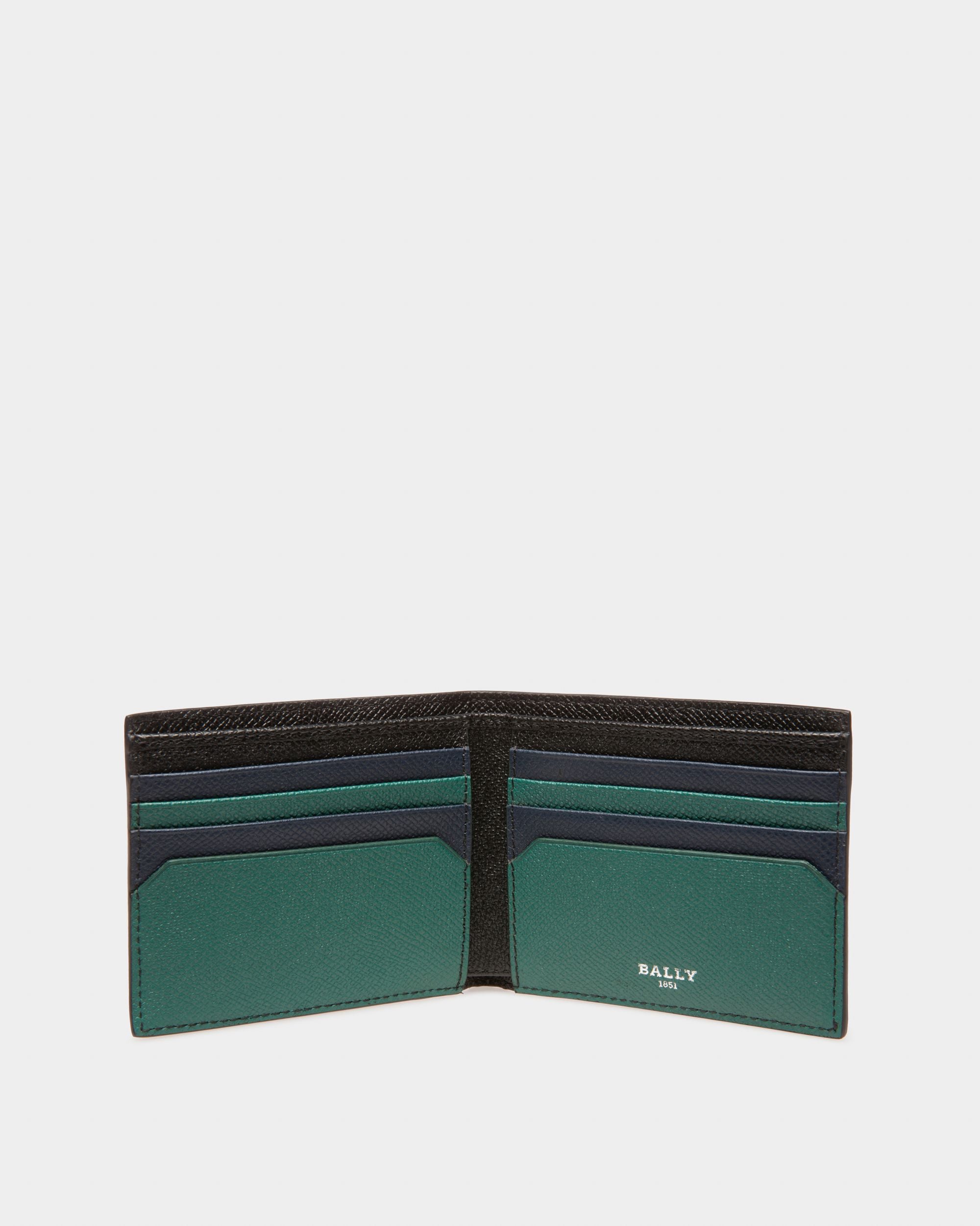 Bollen Leather Wallet In Green - Men's - Bally - 03