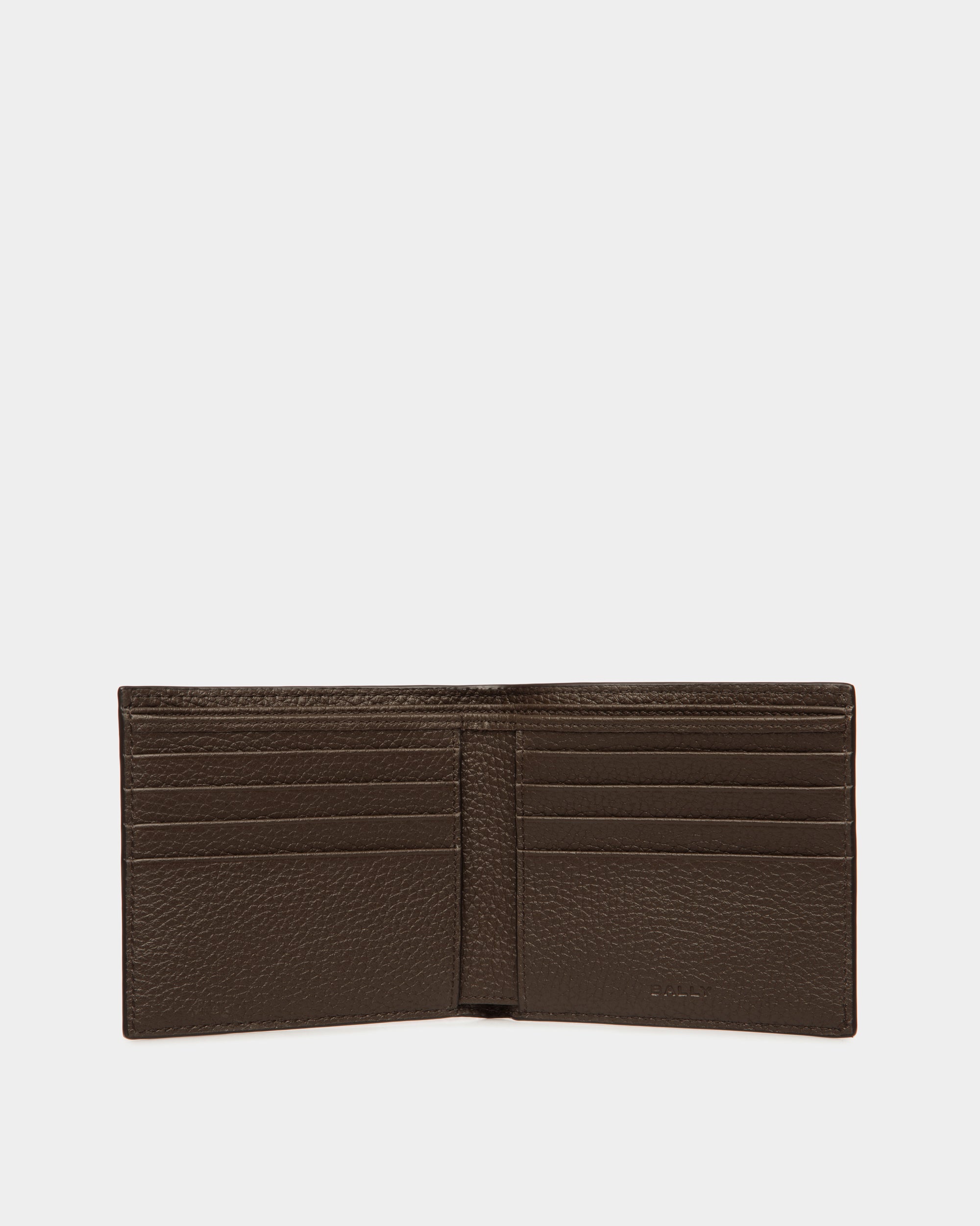 Cartera Plegable Ribbon De Piel Ébano - Hombre - Bally - 03