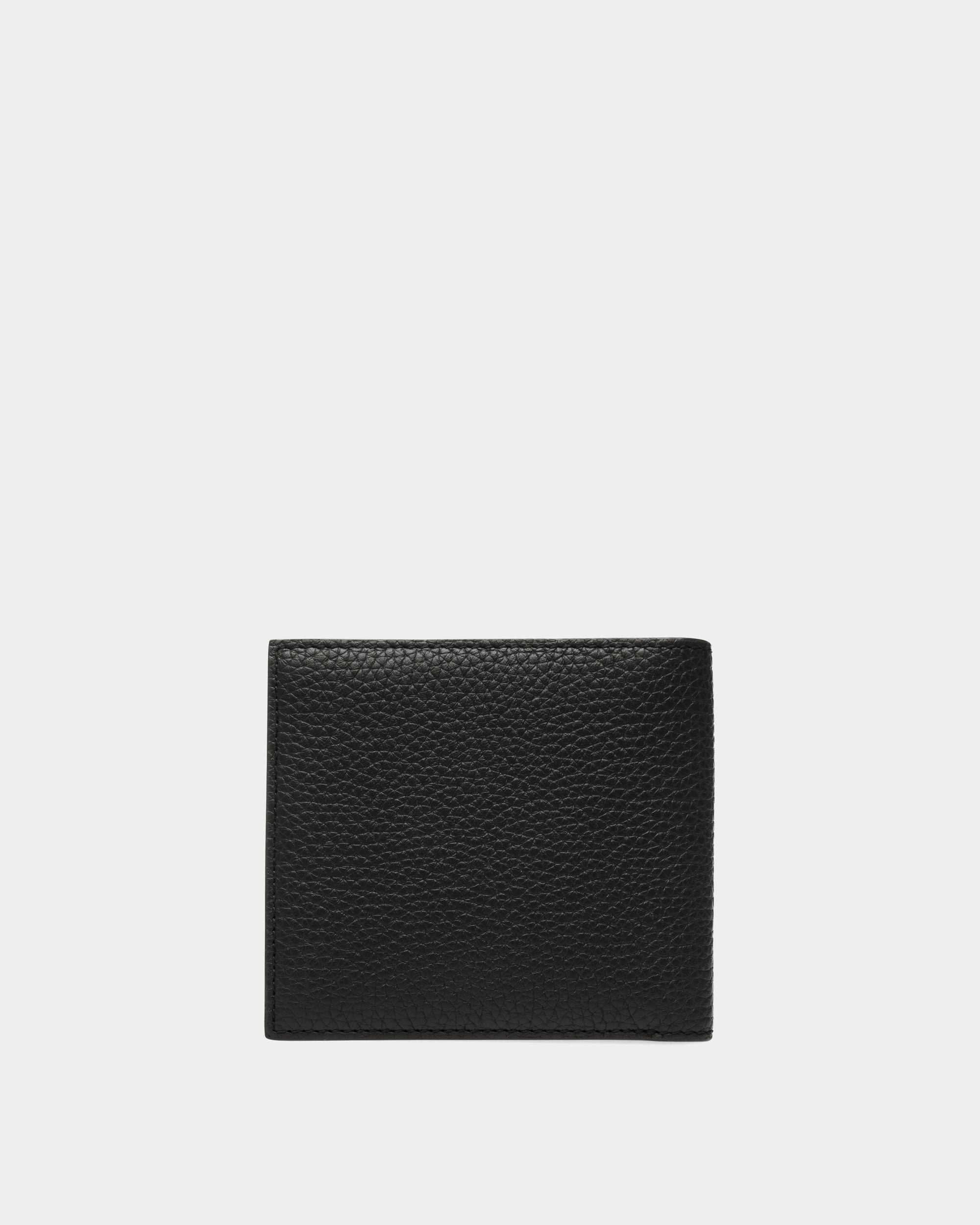 Cartera Plegable Ribbon De Piel Granulada Negra - Hombre - Bally - 02