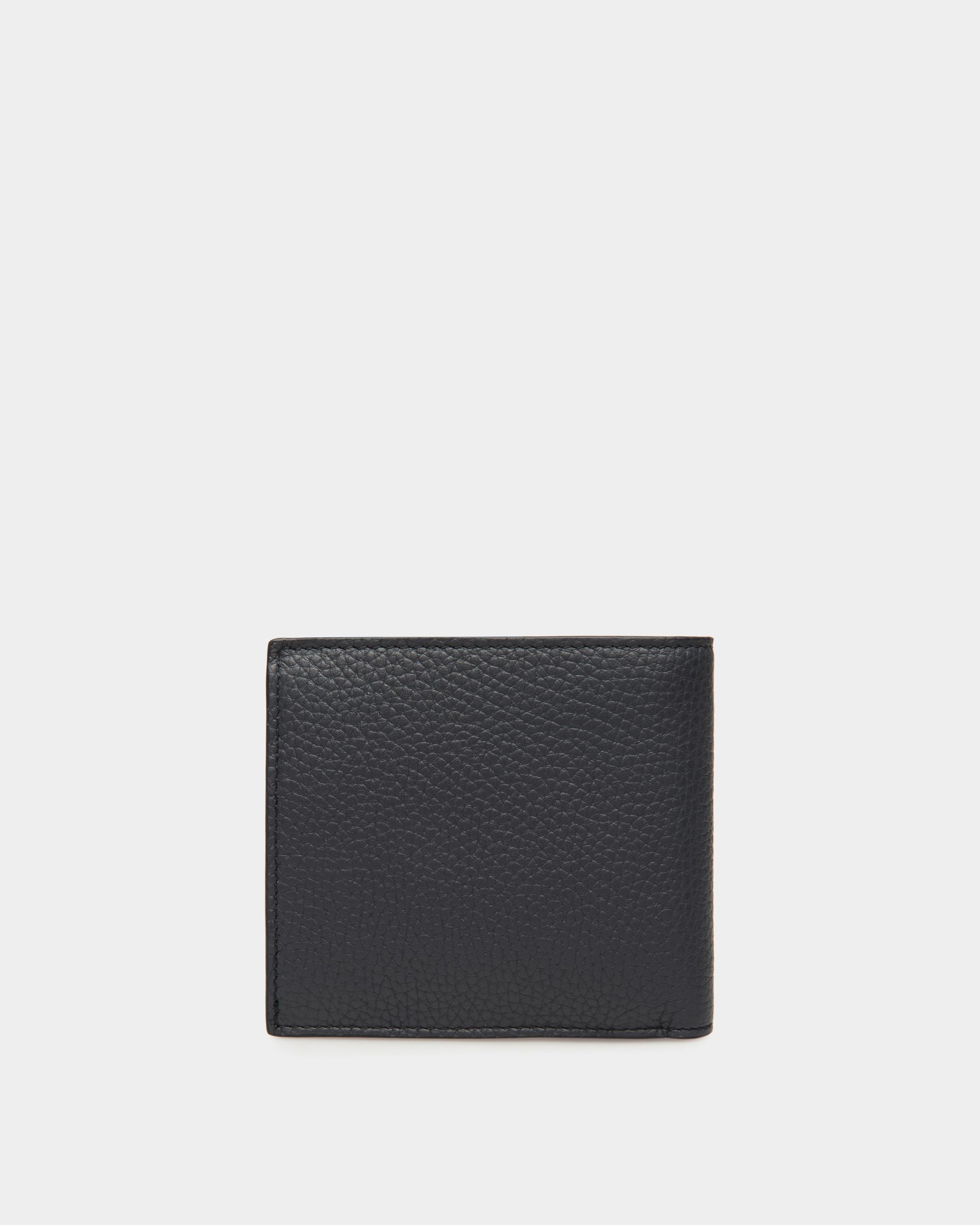Cartera Plegable Ribbon De Piel Navy Blue - Hombre - Bally - 02