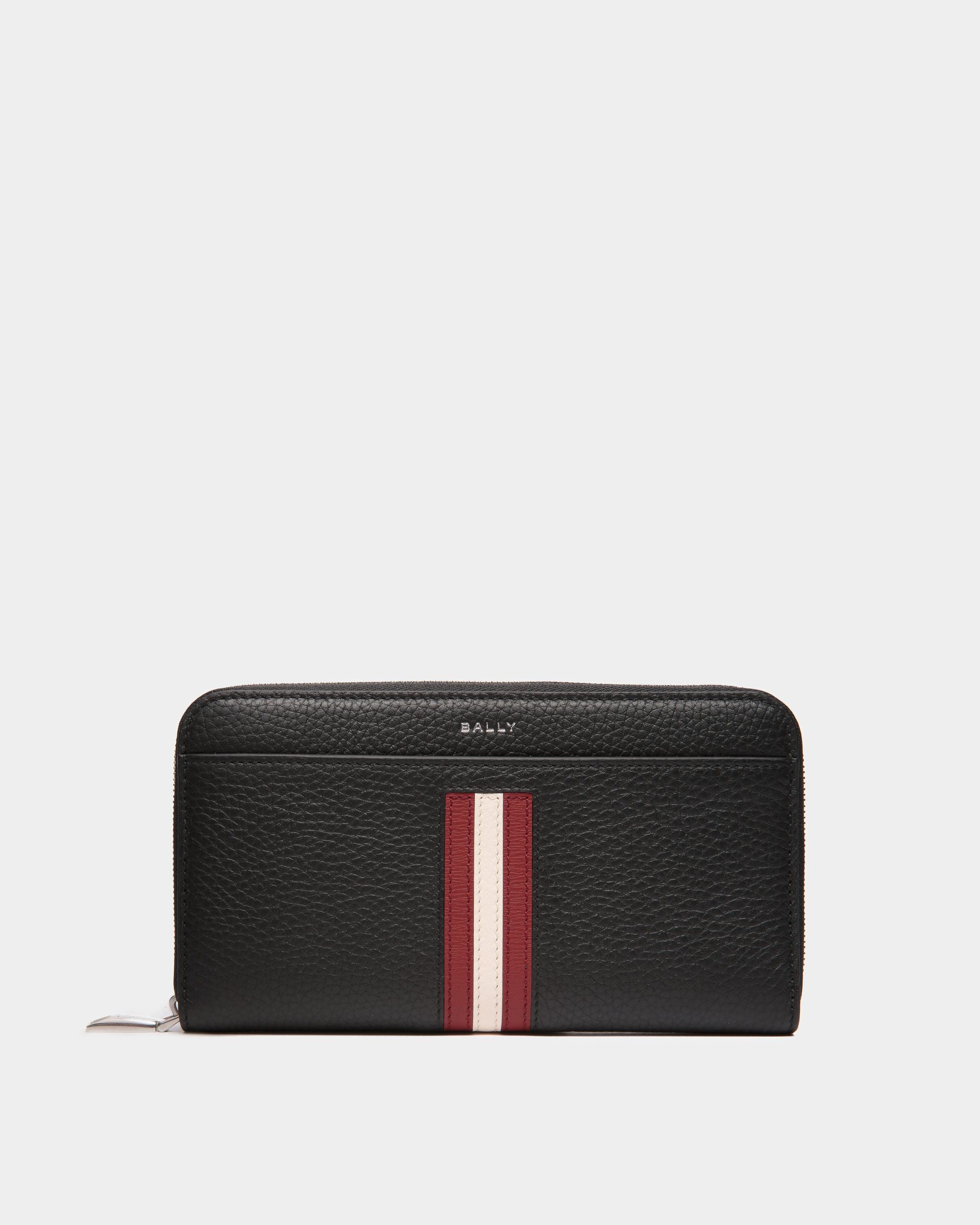 Cartera Ribbon De Piel Con Cremallera Circundante - Hombre - Bally - 01