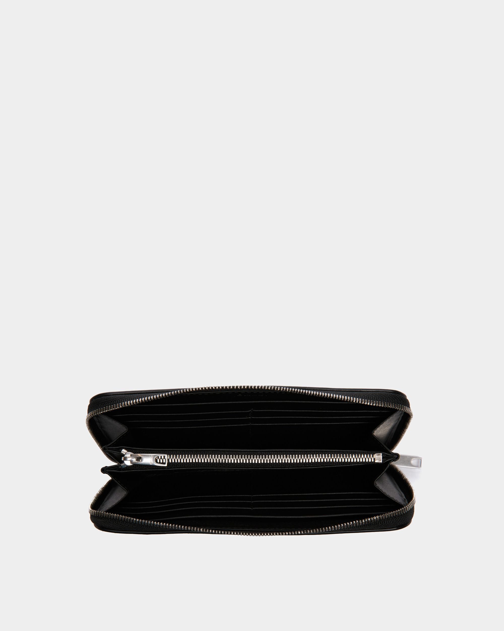 Crossing Zip Around Wallet in Leather - Men's - Bally - 03