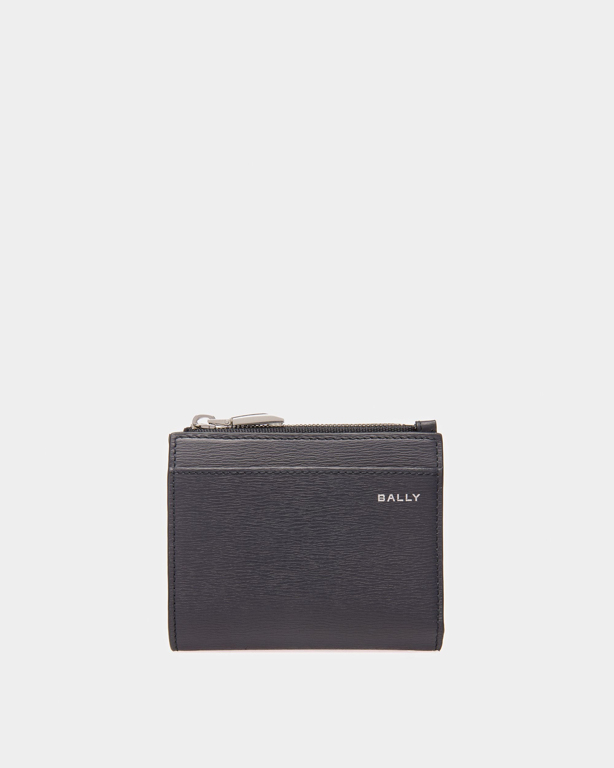 Cartera Crossing De Piel En Azul Oscuro - Hombre - Bally - 01