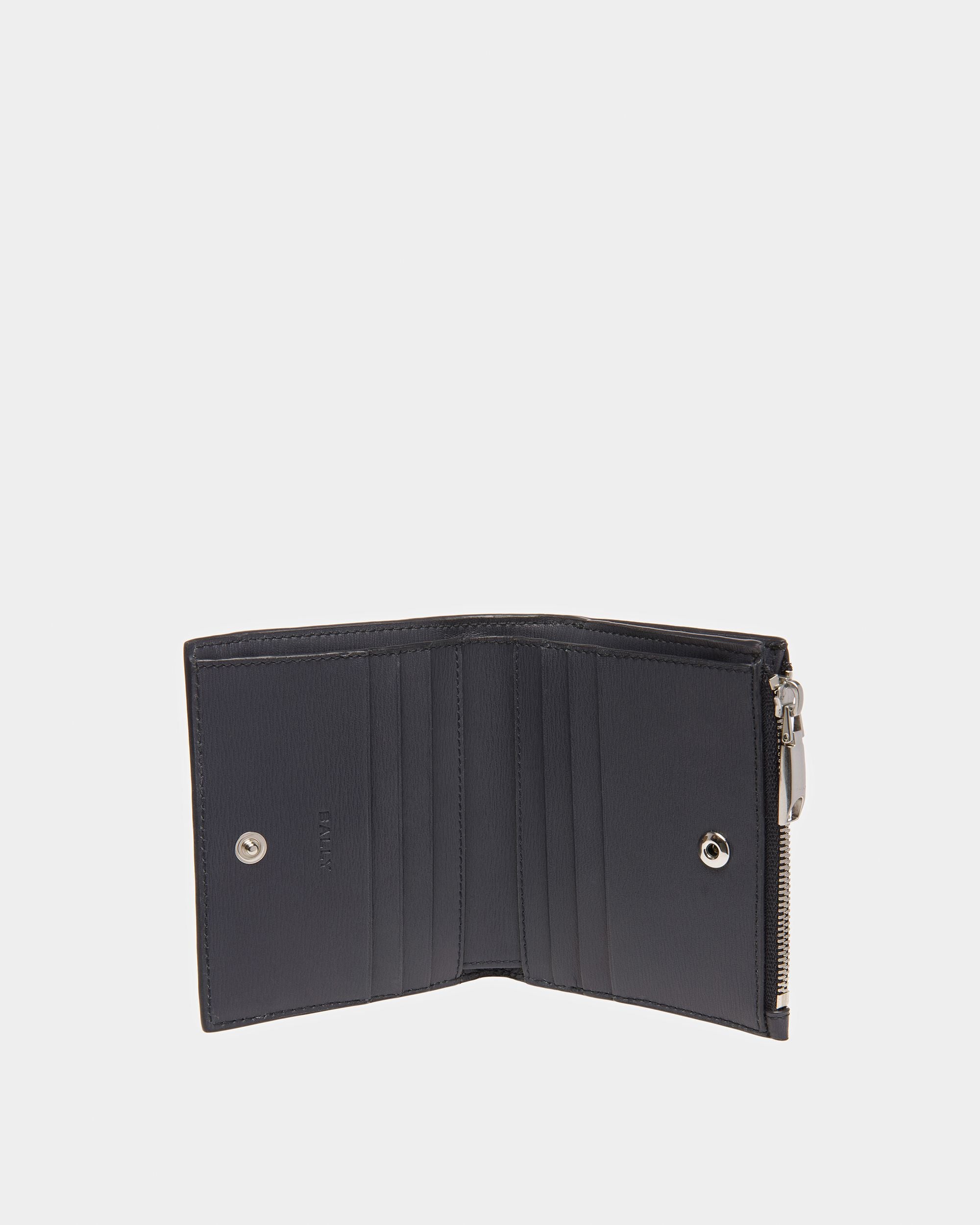Cartera Crossing De Piel En Azul Oscuro - Hombre - Bally - 03