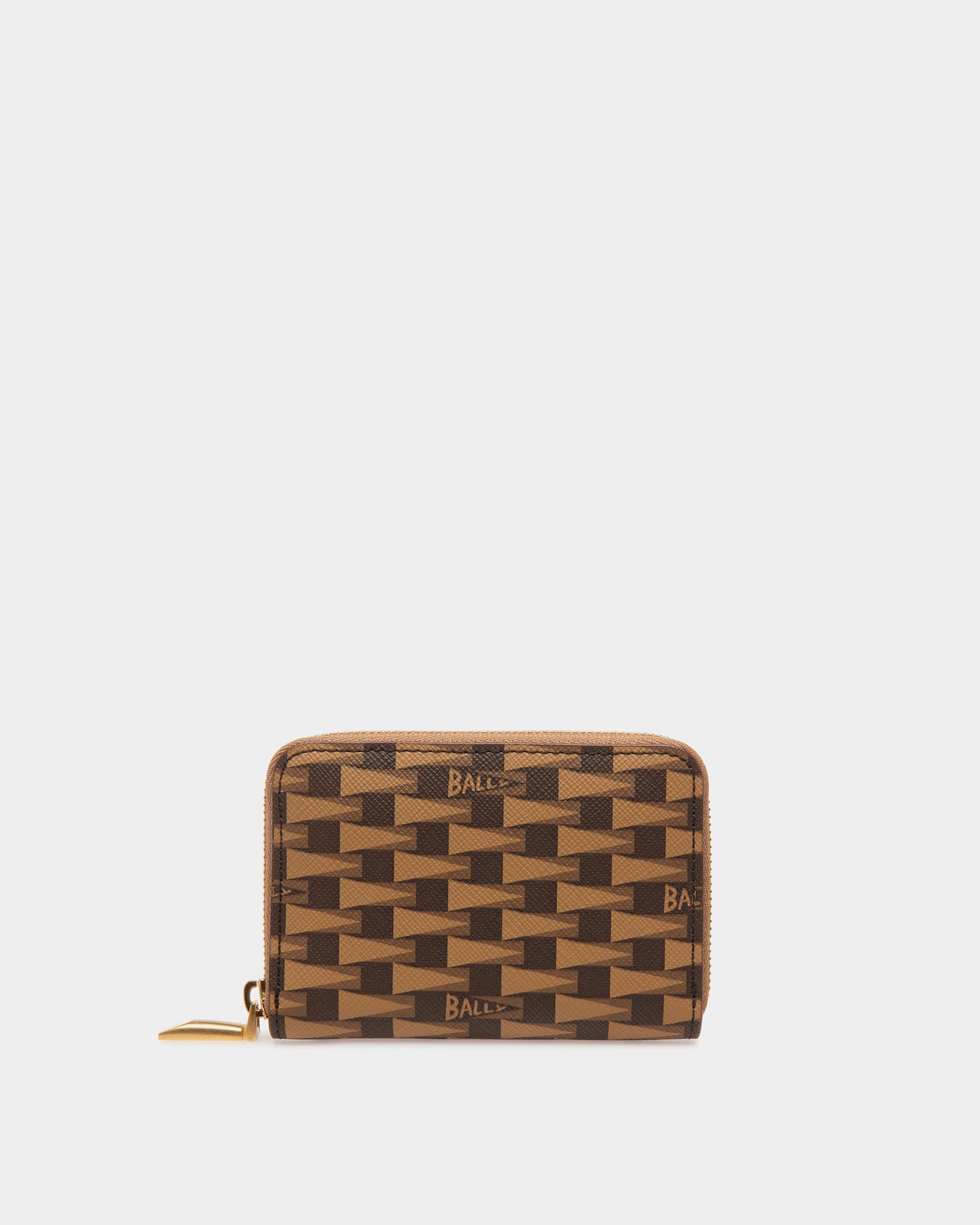 Coin Purse In Brown Synthetic - Men's - Bally - 01