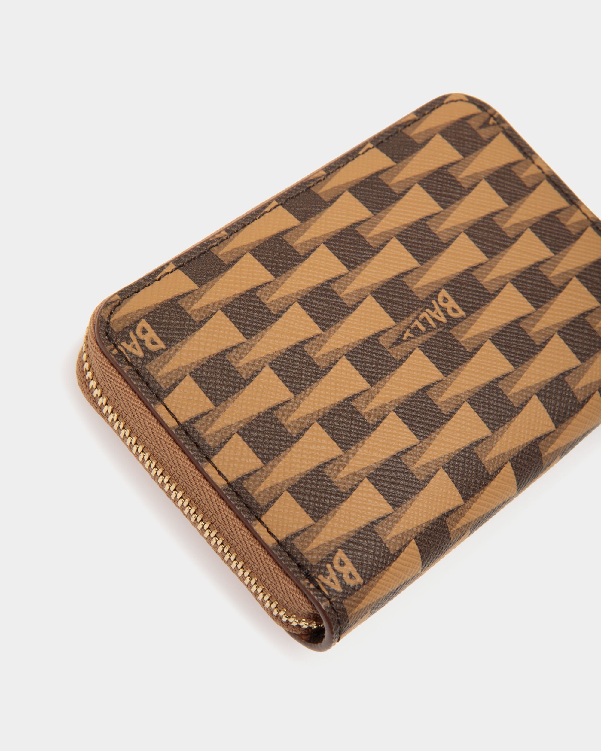 Coin Purse In Brown Synthetic - Men's - Bally - 04