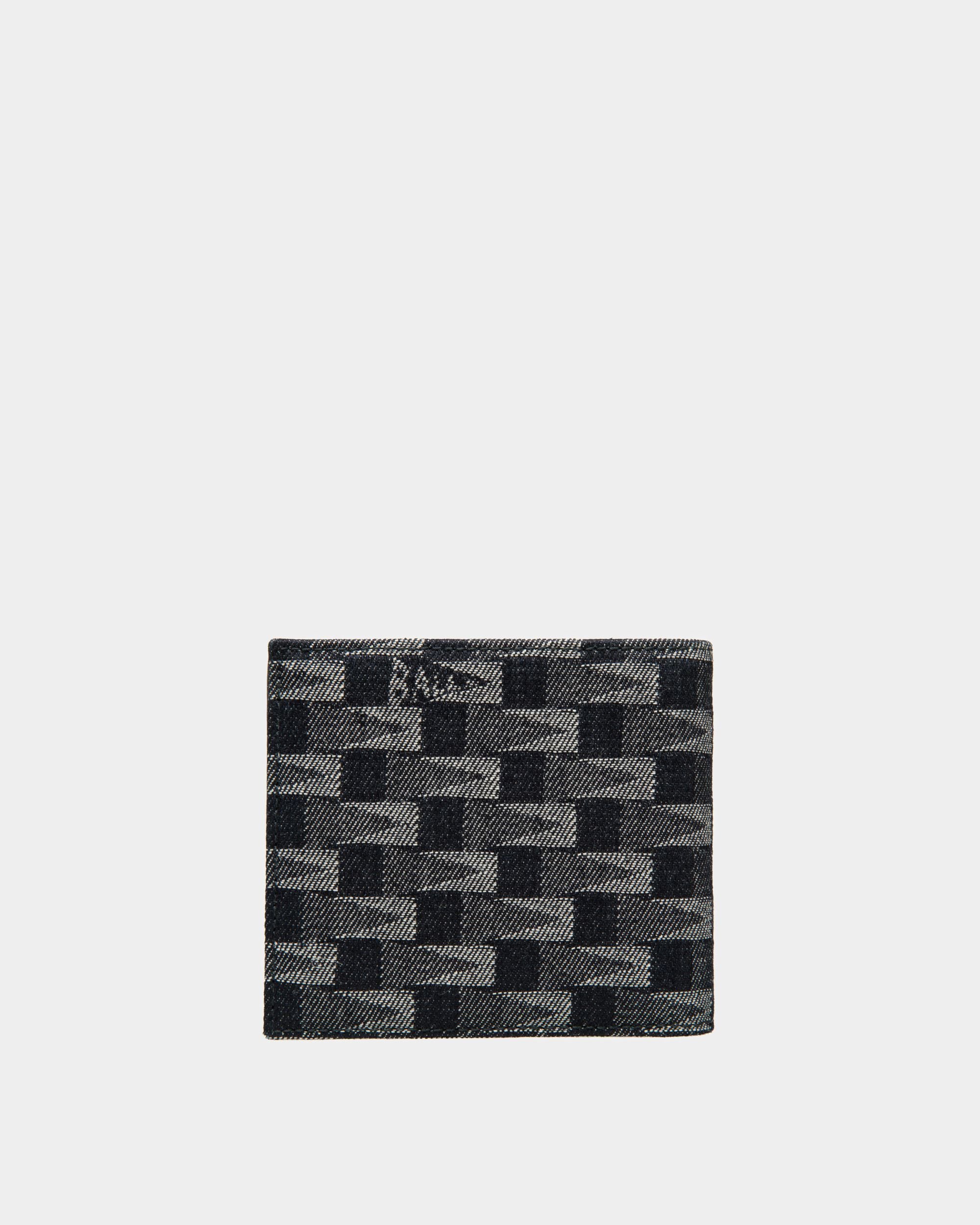 Pennant Bifold Wallet in Denim - Men's - Bally - 02